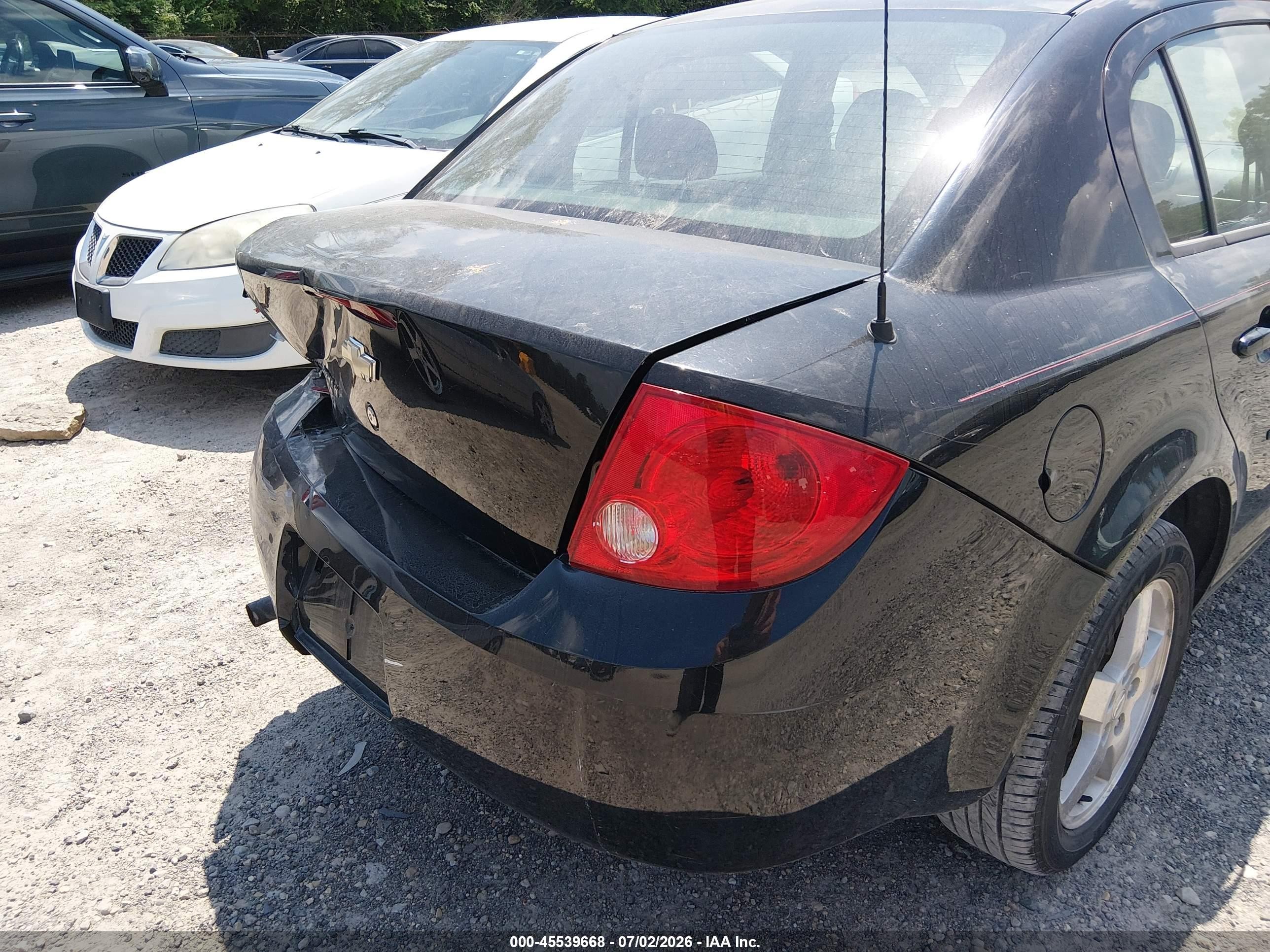 2010 Chevrolet Cobalt Lt Black vin: 1G1AF5F51A7188077