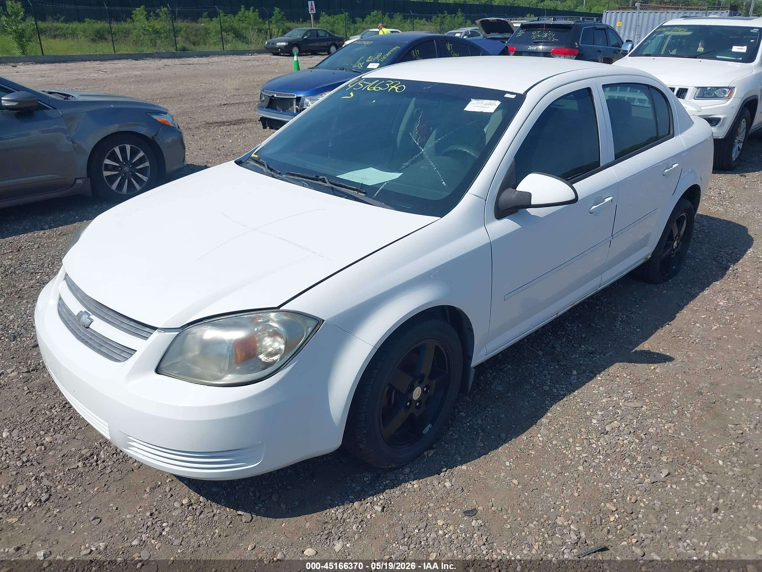 2010 Chevrolet Cobalt Lt White vin: 1G1AF5F53A7138233