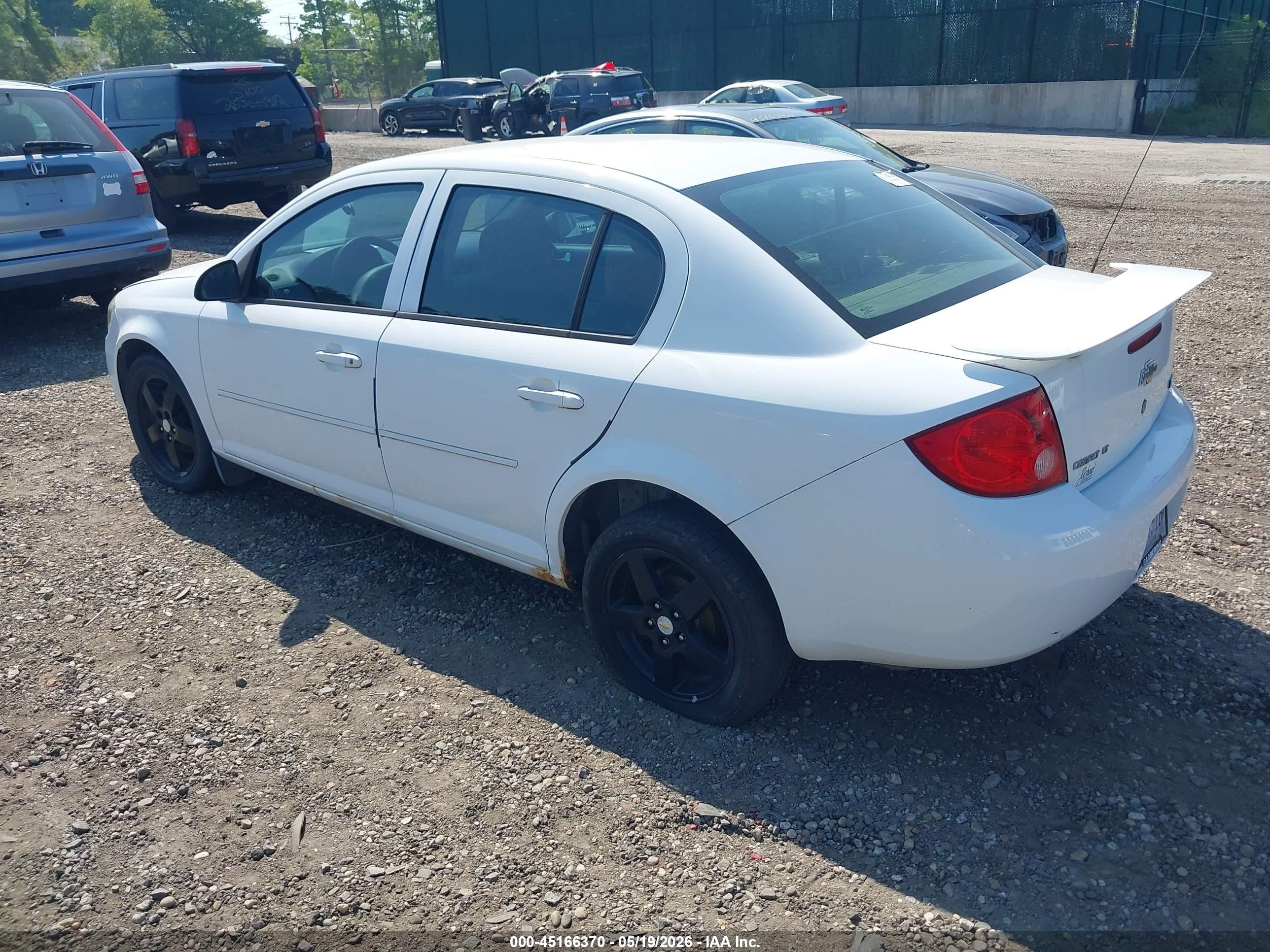 2010 Chevrolet Cobalt Lt White vin: 1G1AF5F53A7138233