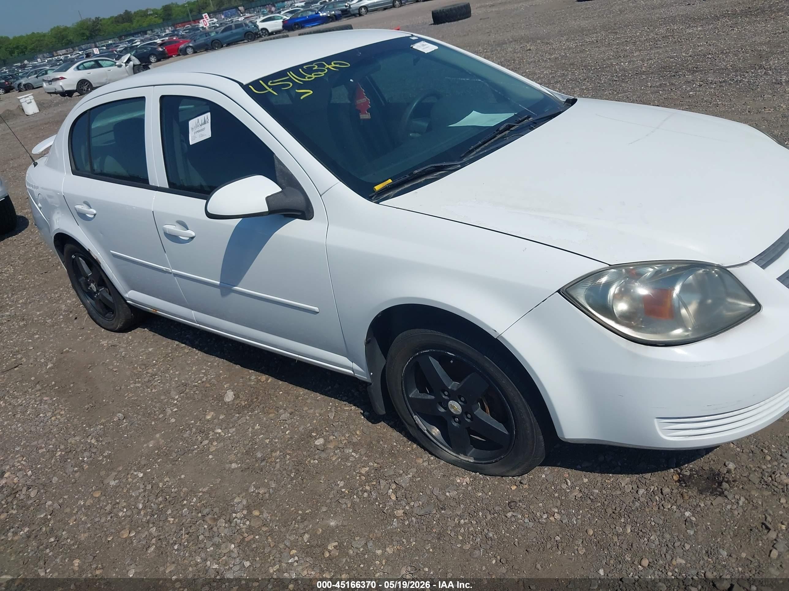 2010 Chevrolet Cobalt Lt White vin: 1G1AF5F53A7138233