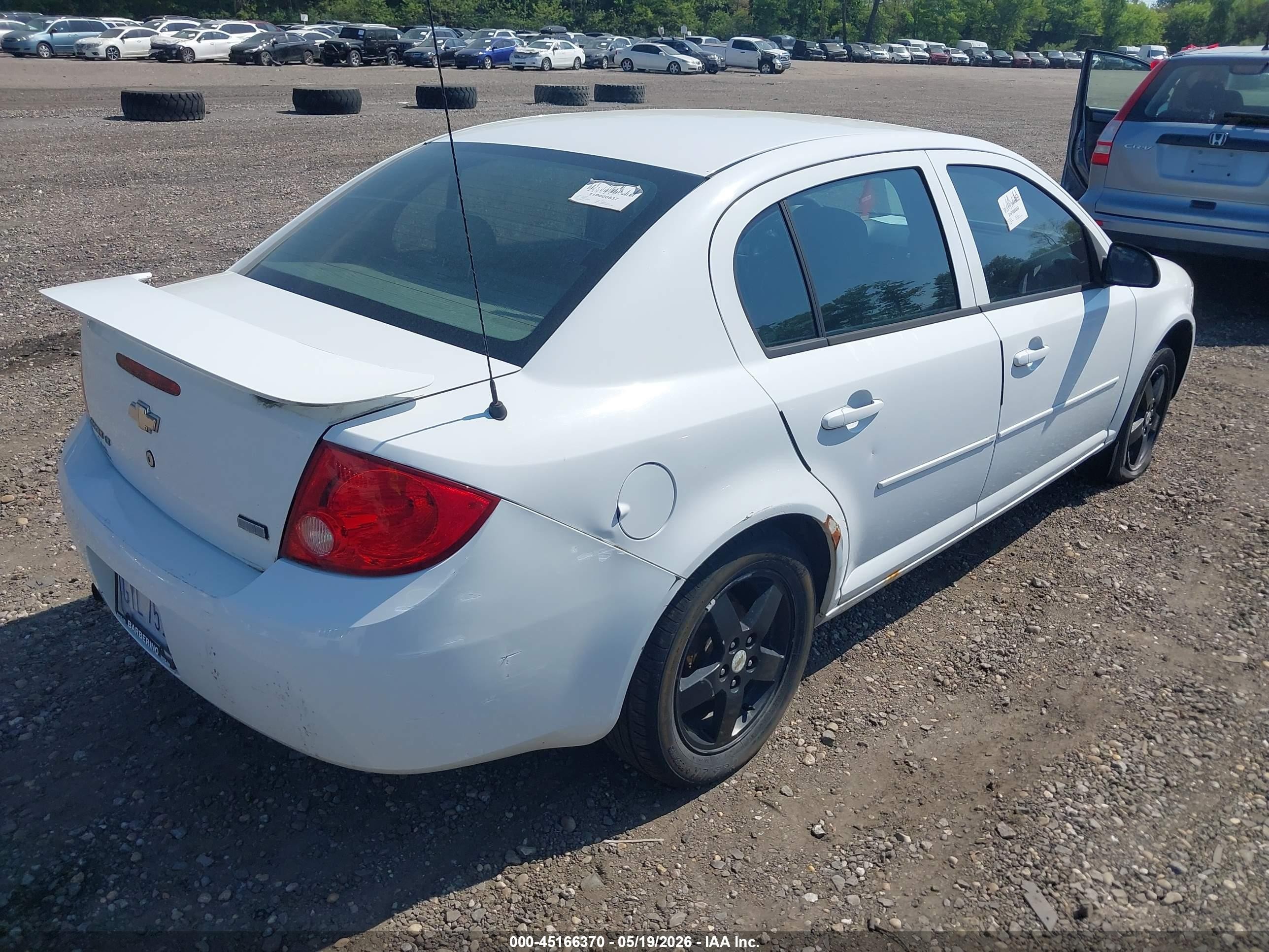 2010 Chevrolet Cobalt Lt White vin: 1G1AF5F53A7138233