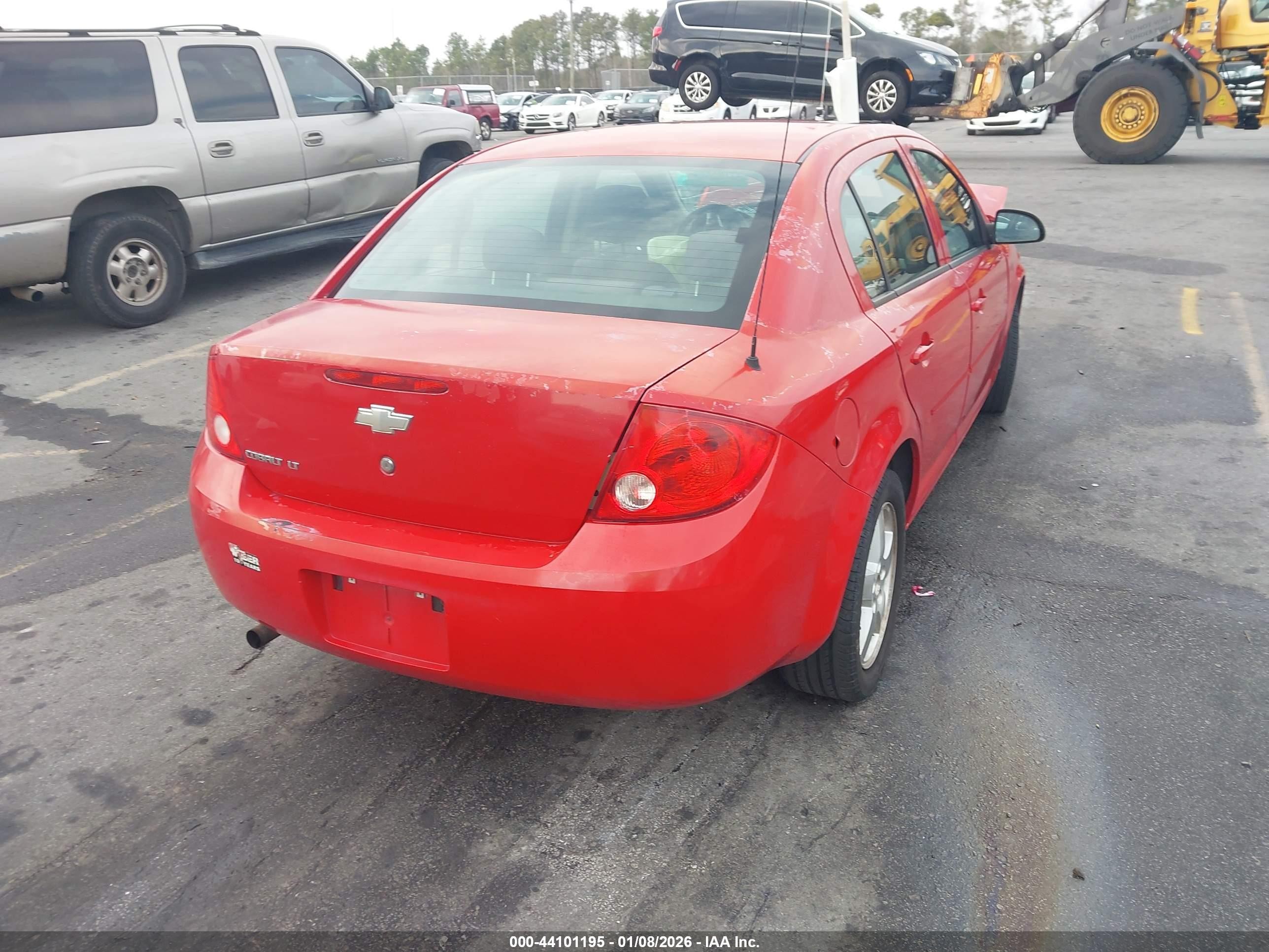 2010 Chevrolet Cobalt Lt Red vin: 1G1AF5F54A7209455