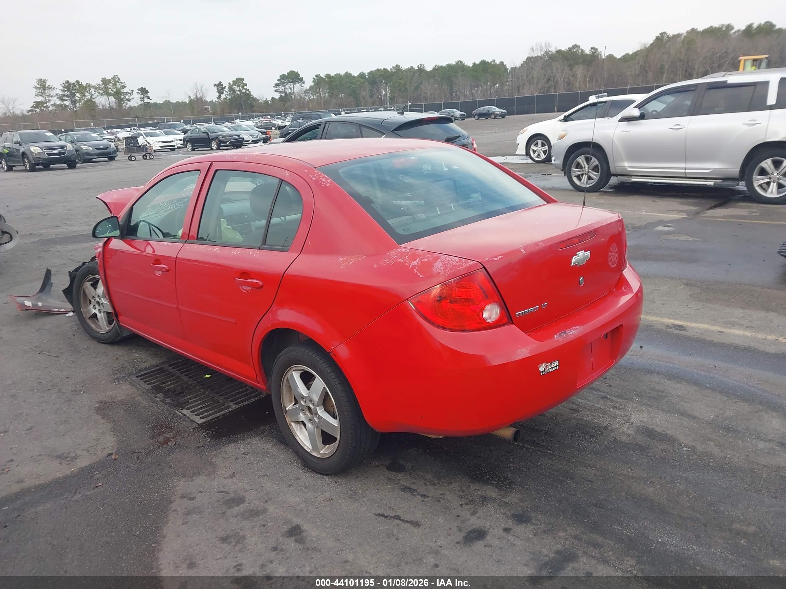 2010 Chevrolet Cobalt Lt Red vin: 1G1AF5F54A7209455