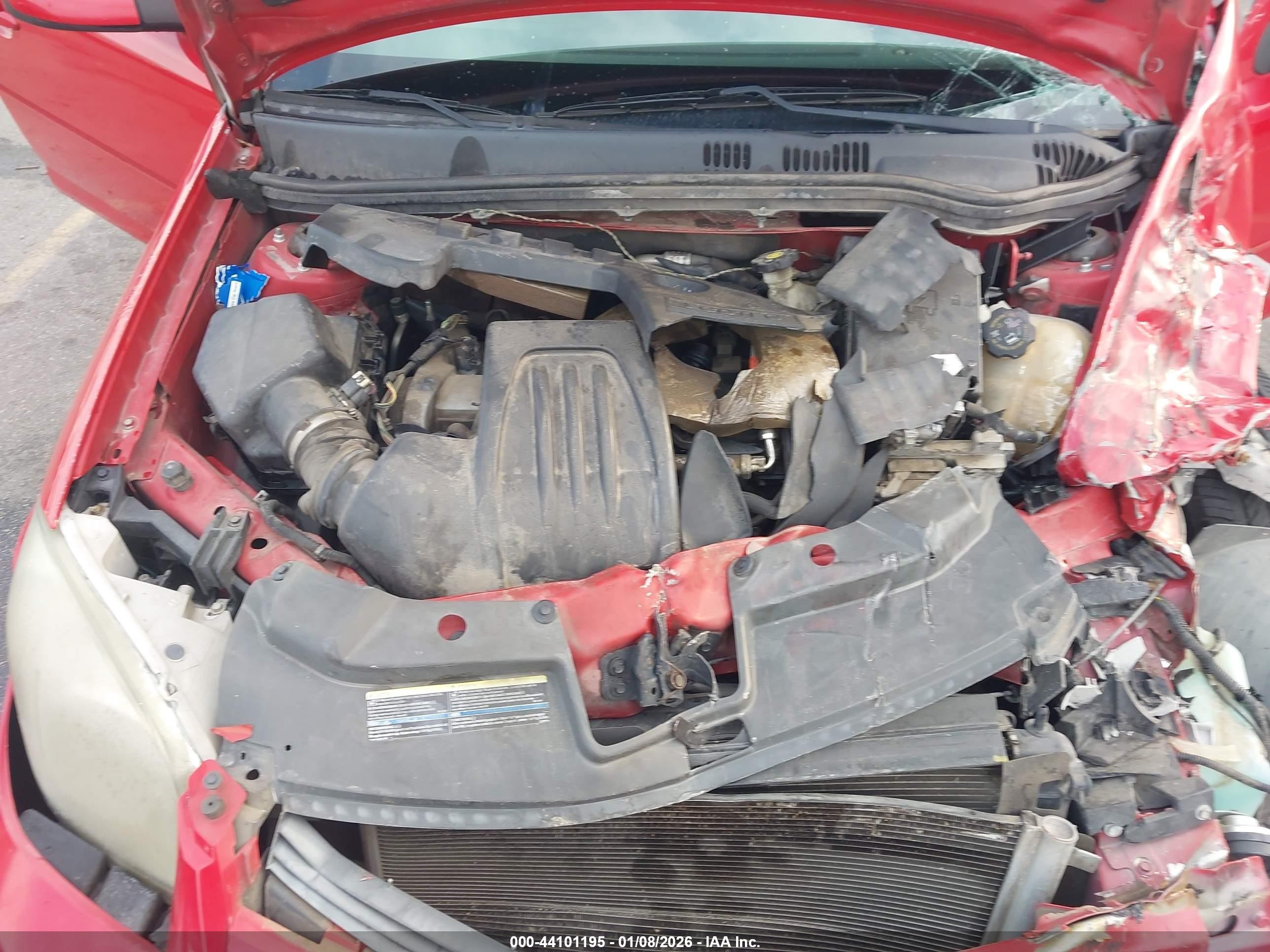 2010 Chevrolet Cobalt Lt Red vin: 1G1AF5F54A7209455