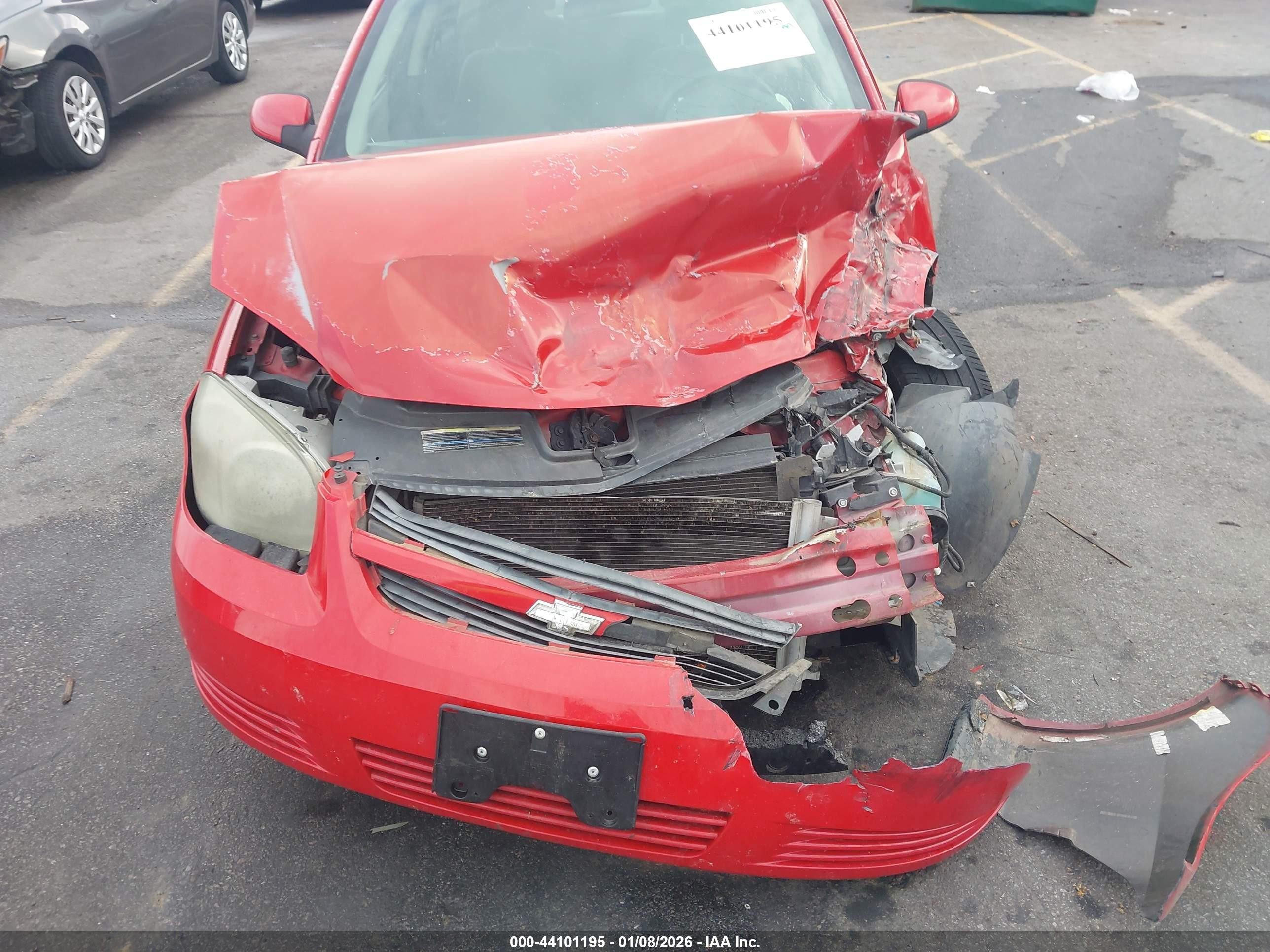 2010 Chevrolet Cobalt Lt Red vin: 1G1AF5F54A7209455