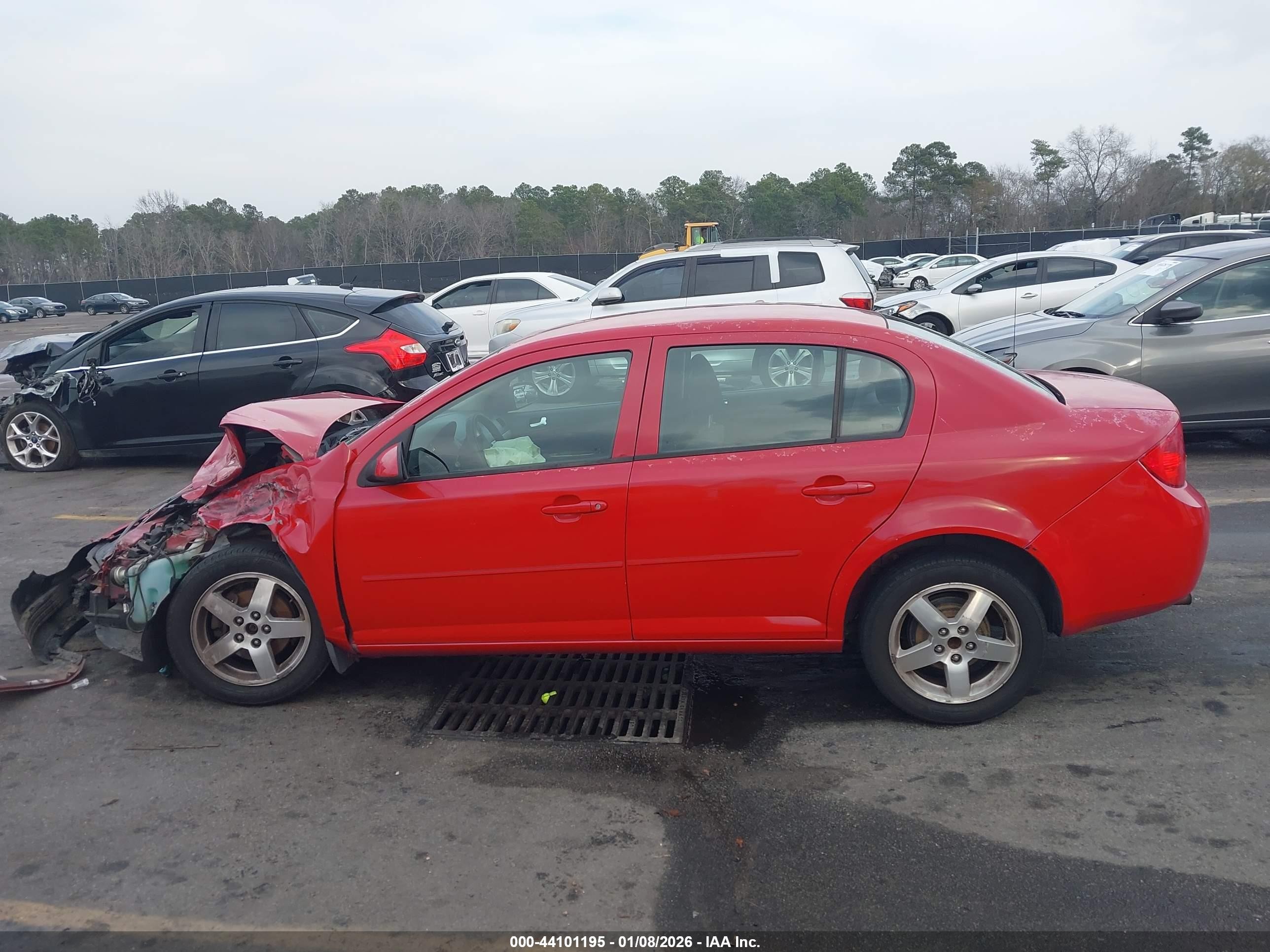 2010 Chevrolet Cobalt Lt Red vin: 1G1AF5F54A7209455