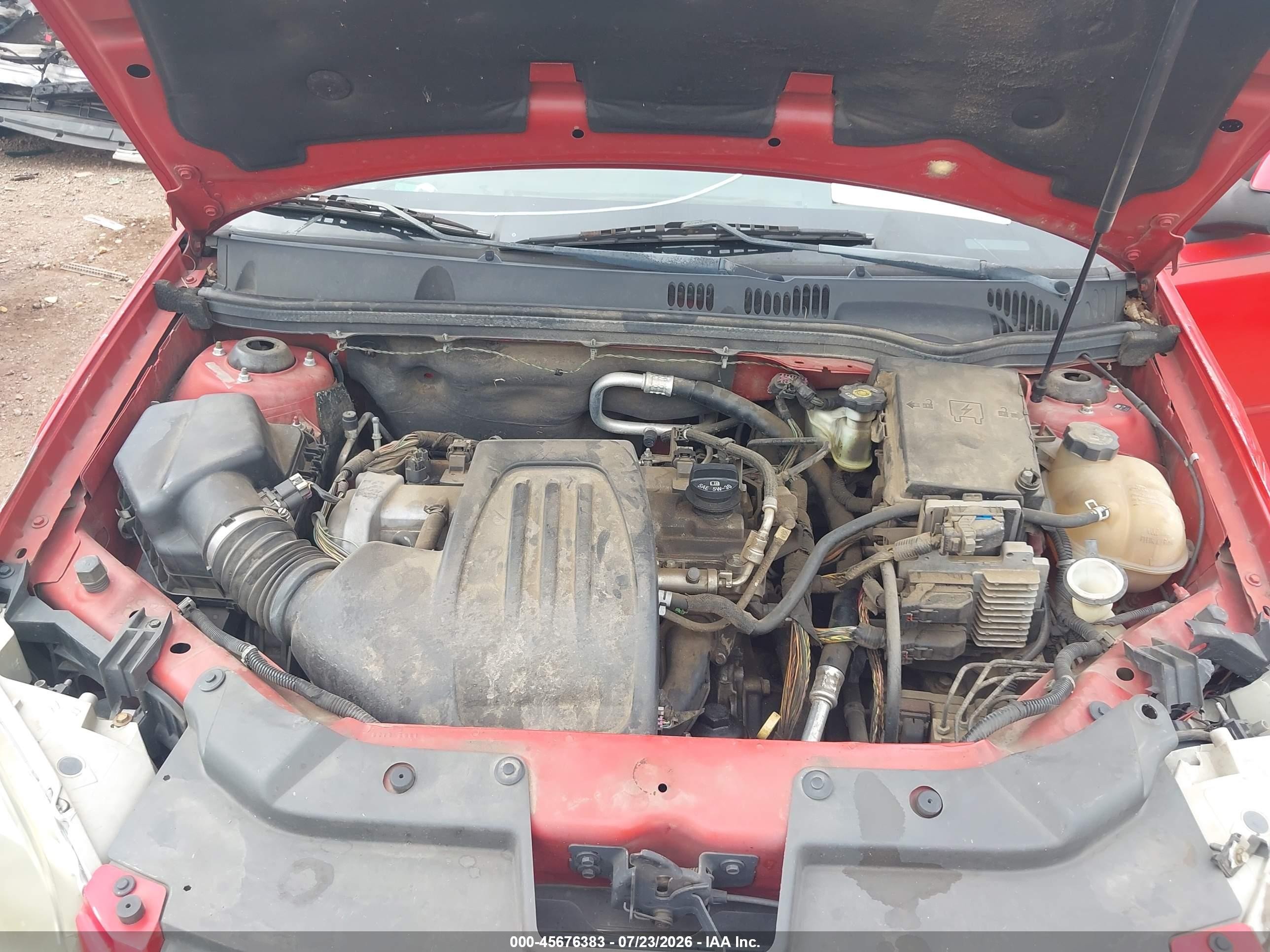 2010 Chevrolet Cobalt Lt Red vin: 1G1AF5F57A7107261