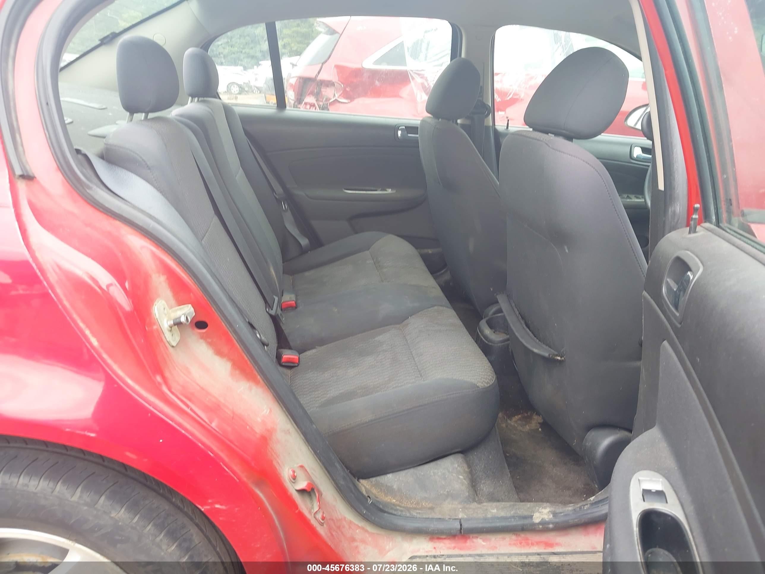 2010 Chevrolet Cobalt Lt Red vin: 1G1AF5F57A7107261