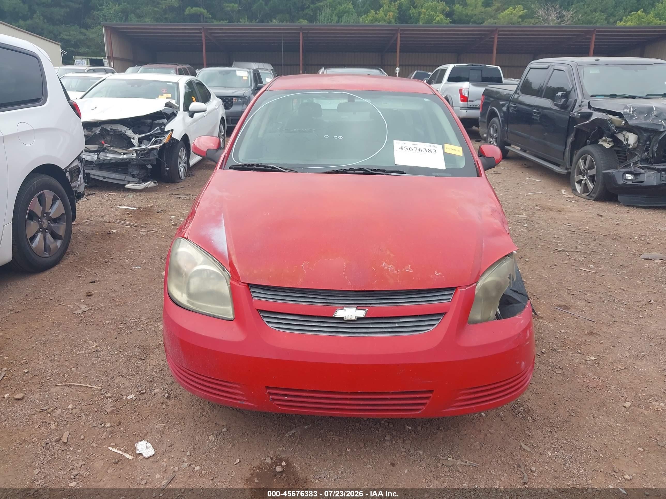 2010 Chevrolet Cobalt Lt Red vin: 1G1AF5F57A7107261