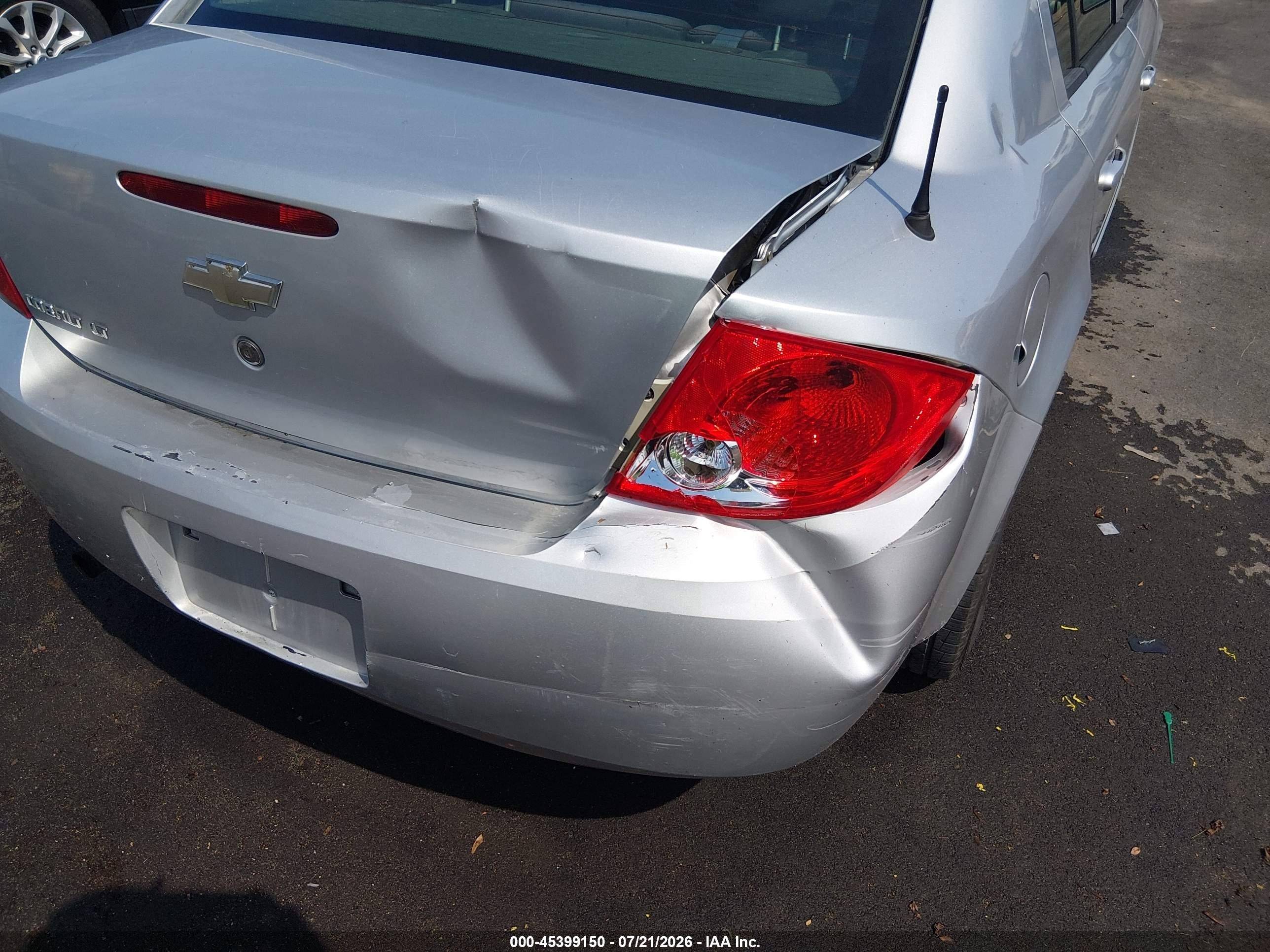 2010 Chevrolet Cobalt Lt Gray vin: 1G1AF5F57A7167508