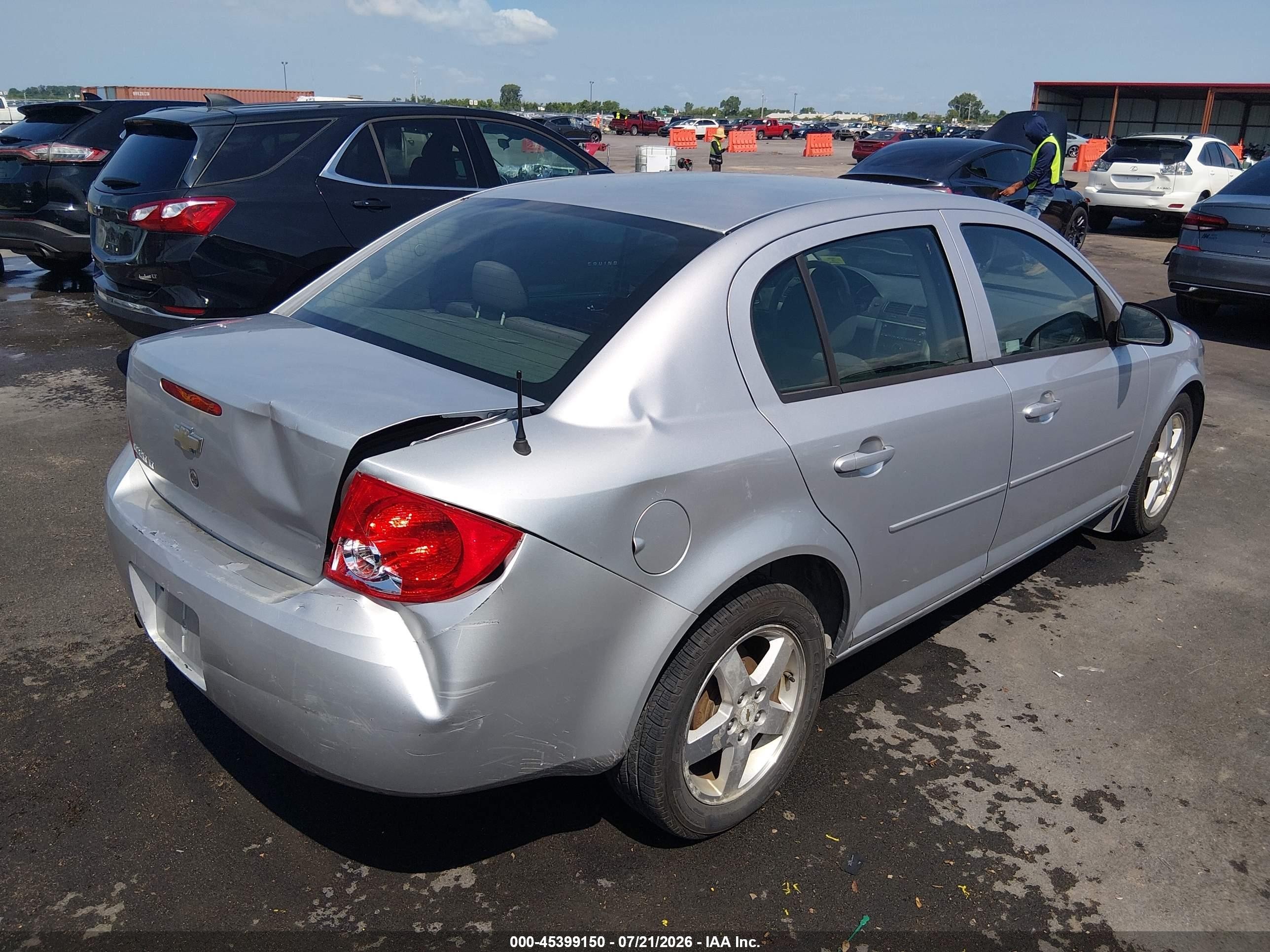 2010 Chevrolet Cobalt Lt Gray vin: 1G1AF5F57A7167508