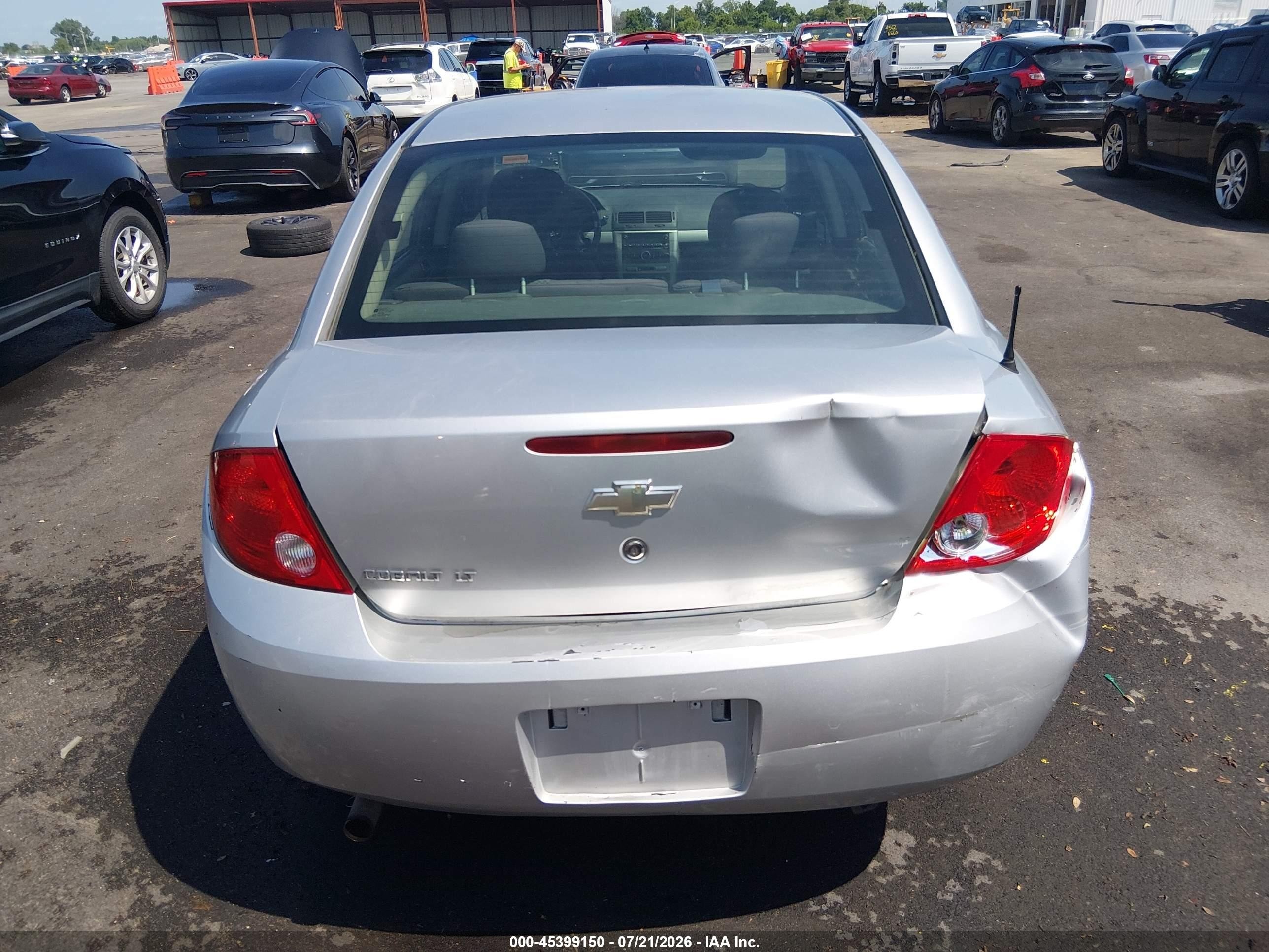 2010 Chevrolet Cobalt Lt Gray vin: 1G1AF5F57A7167508