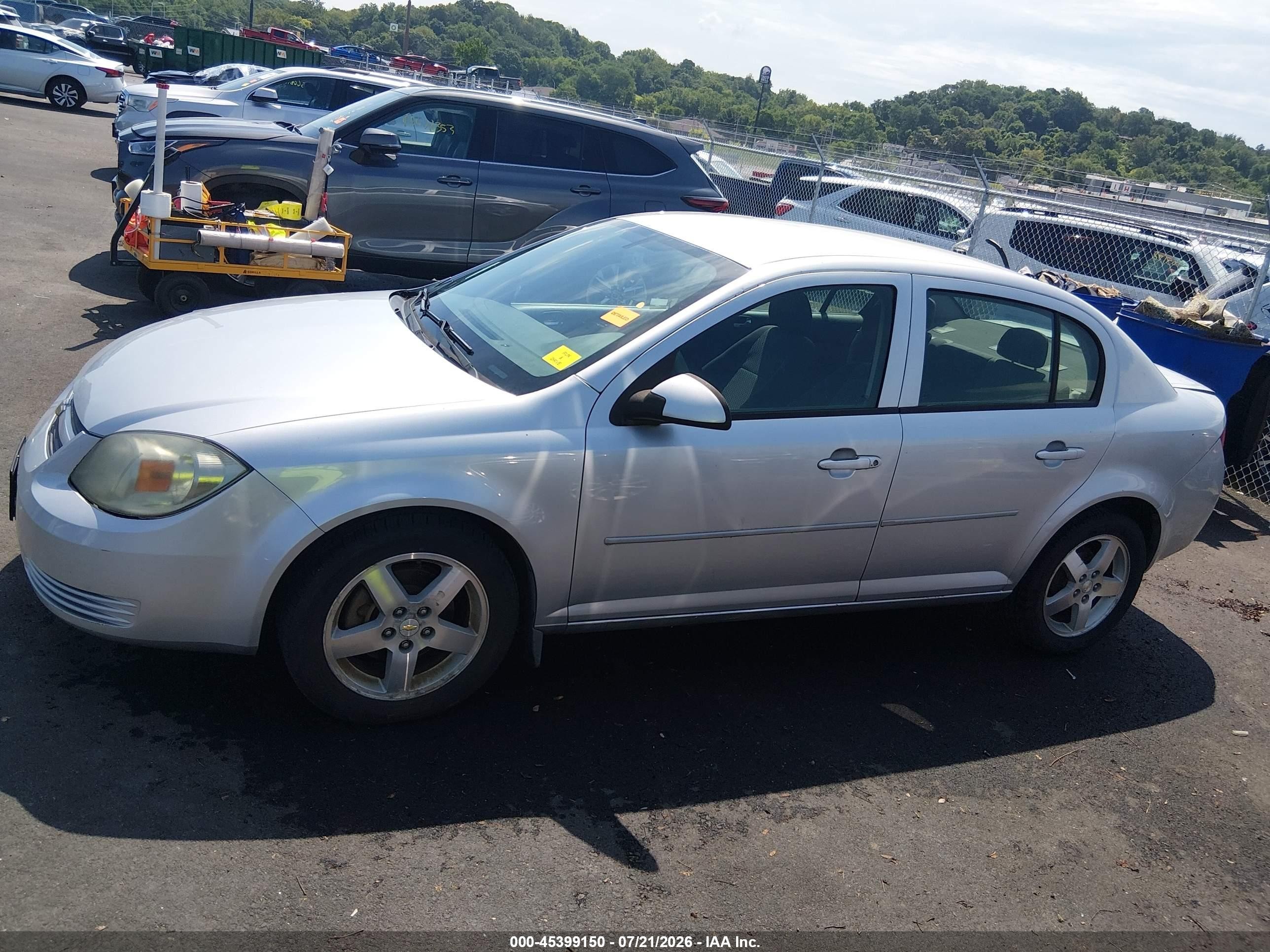 2010 Chevrolet Cobalt Lt Gray vin: 1G1AF5F57A7167508