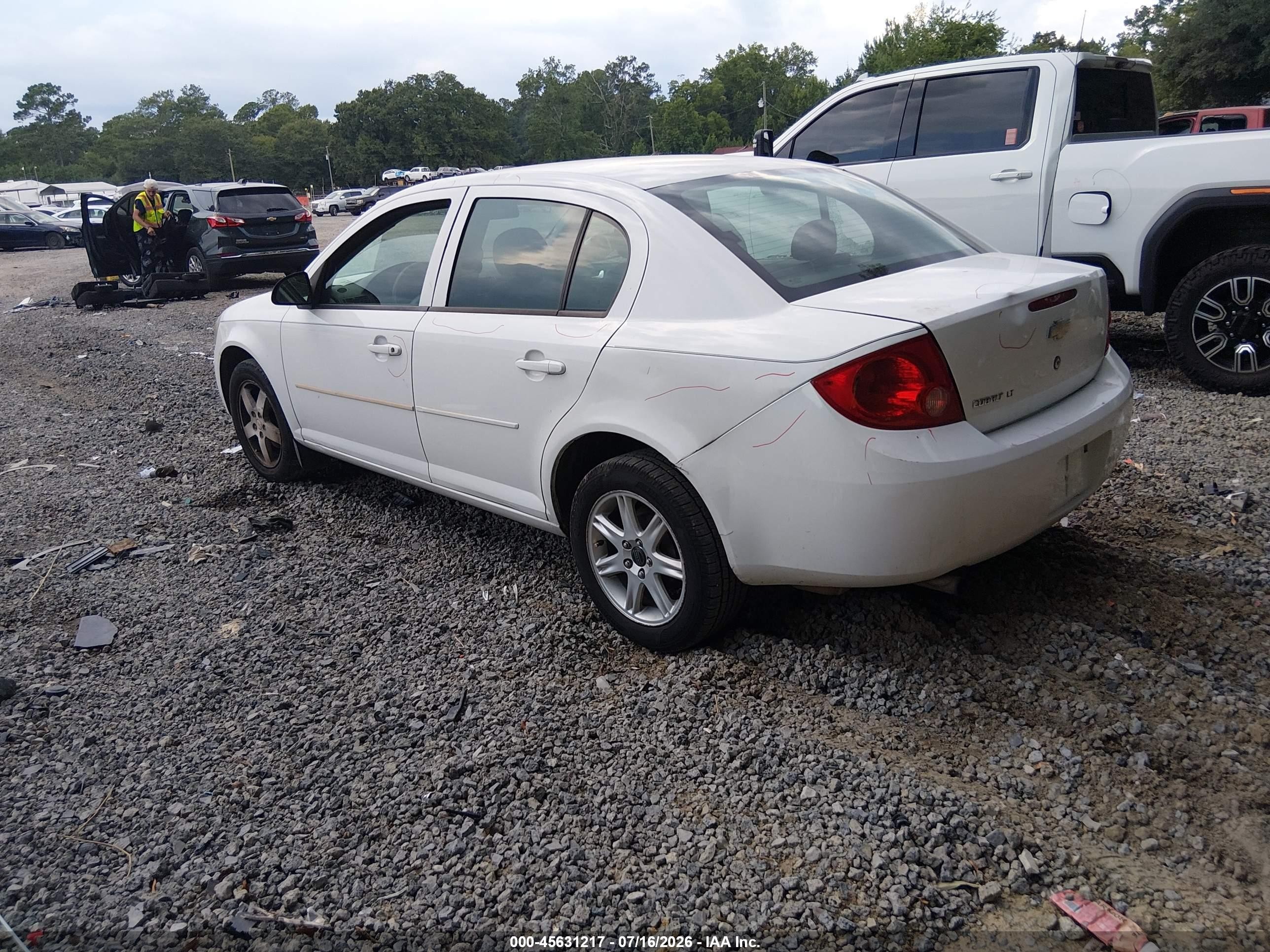 2010 Chevrolet Cobalt Lt White vin: 1G1AF5F57A7170053