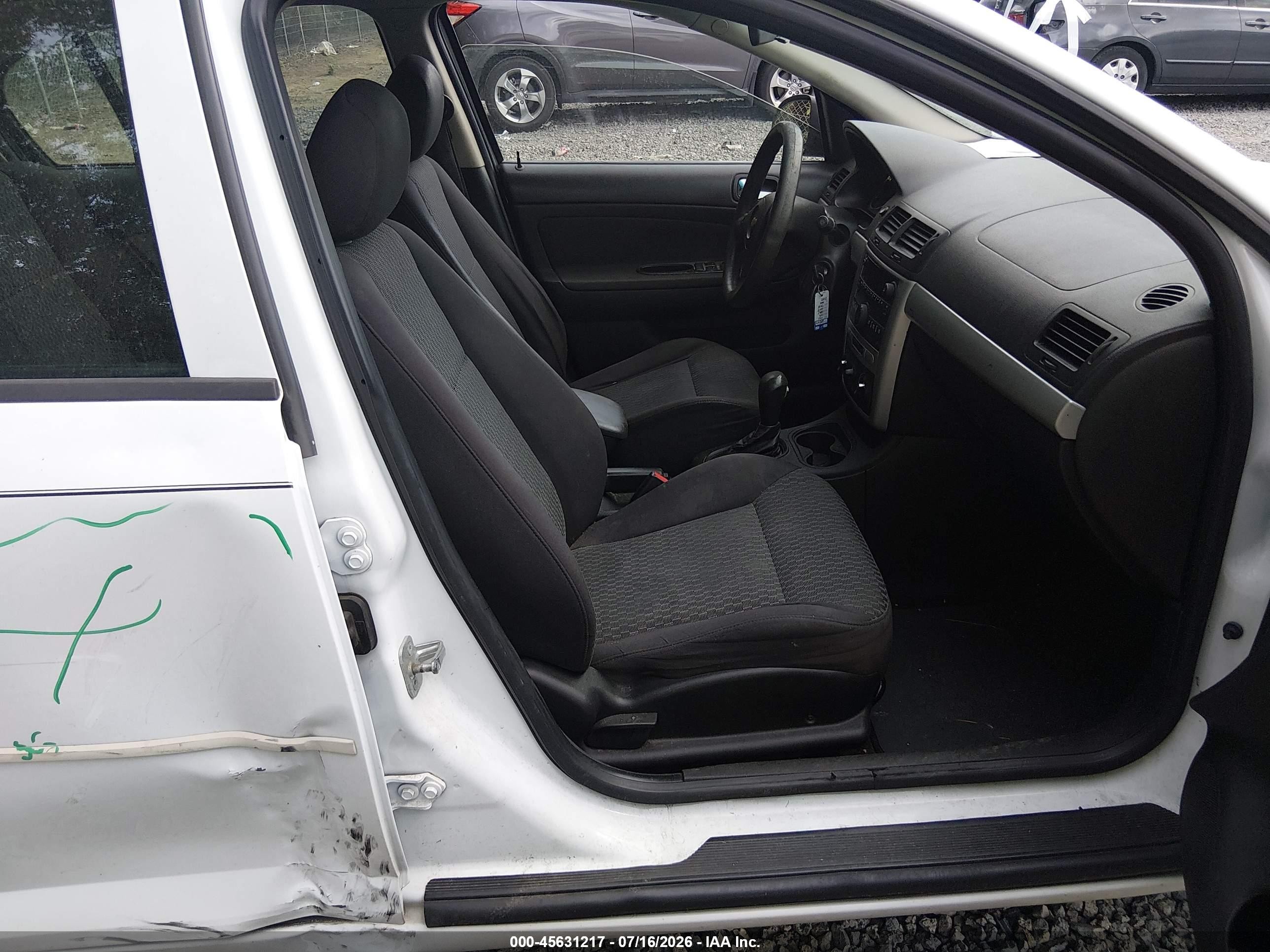 2010 Chevrolet Cobalt Lt White vin: 1G1AF5F57A7170053