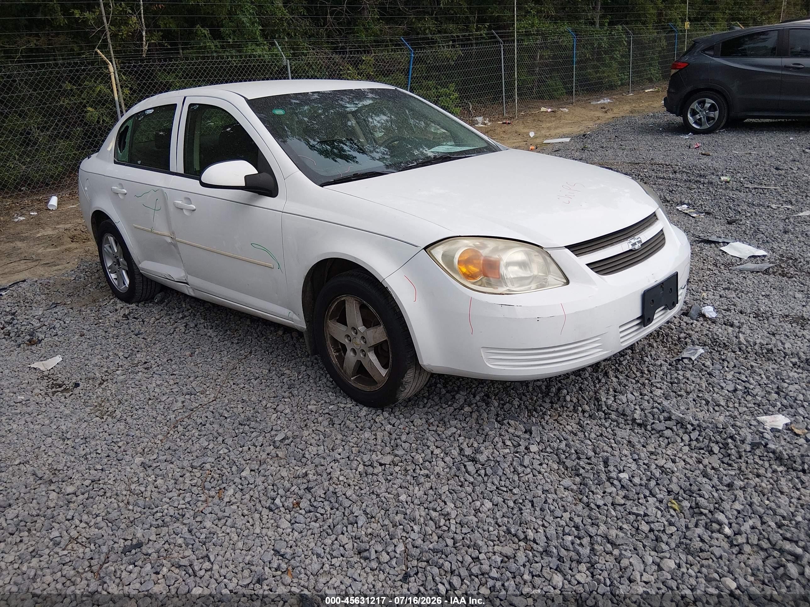 2010 Chevrolet Cobalt Lt White vin: 1G1AF5F57A7170053