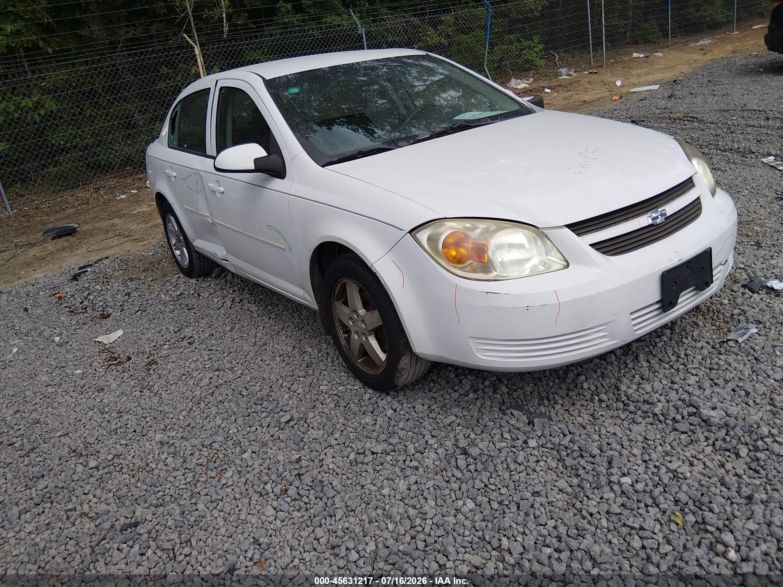 2010 Chevrolet Cobalt Lt White vin: 1G1AF5F57A7170053