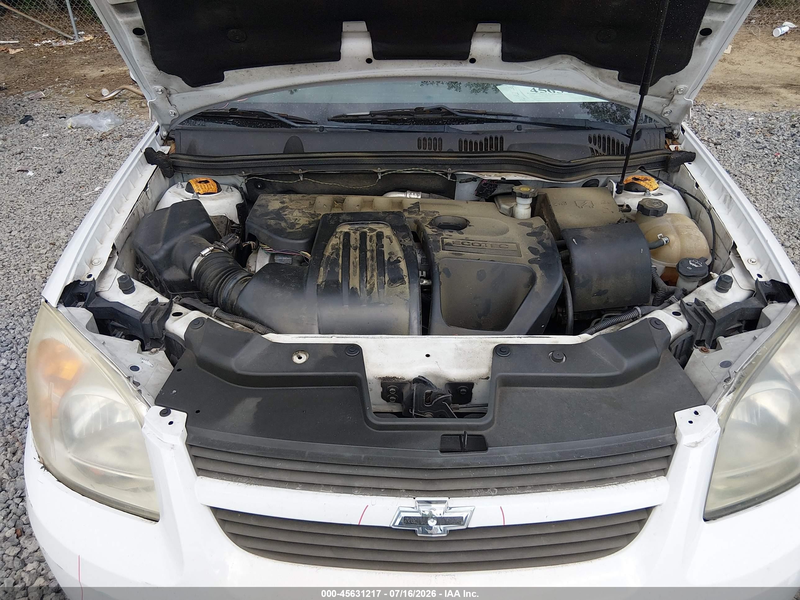 2010 Chevrolet Cobalt Lt White vin: 1G1AF5F57A7170053