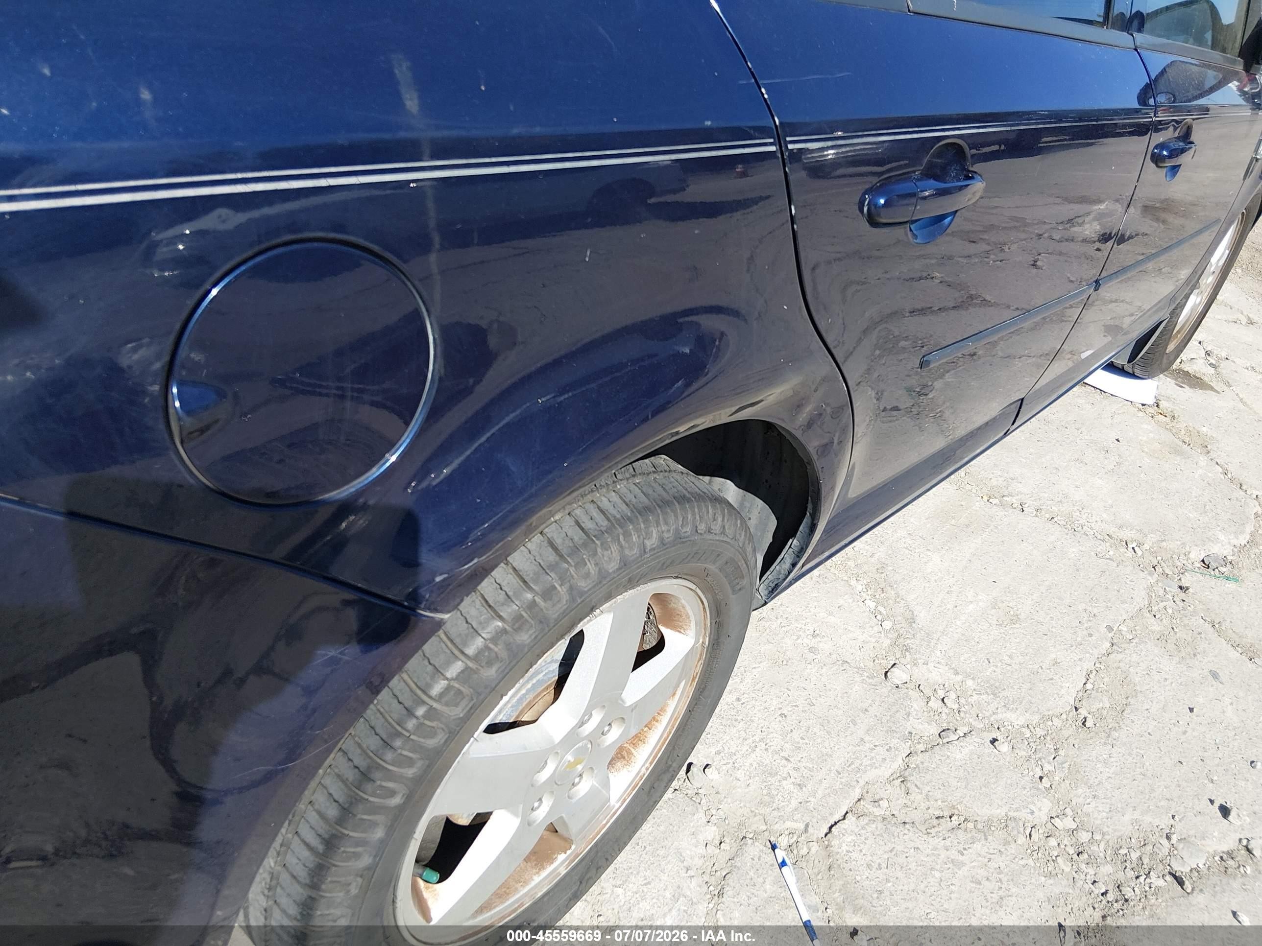 2010 Chevrolet Cobalt Lt Blue vin: 1G1AF5F58A7102537