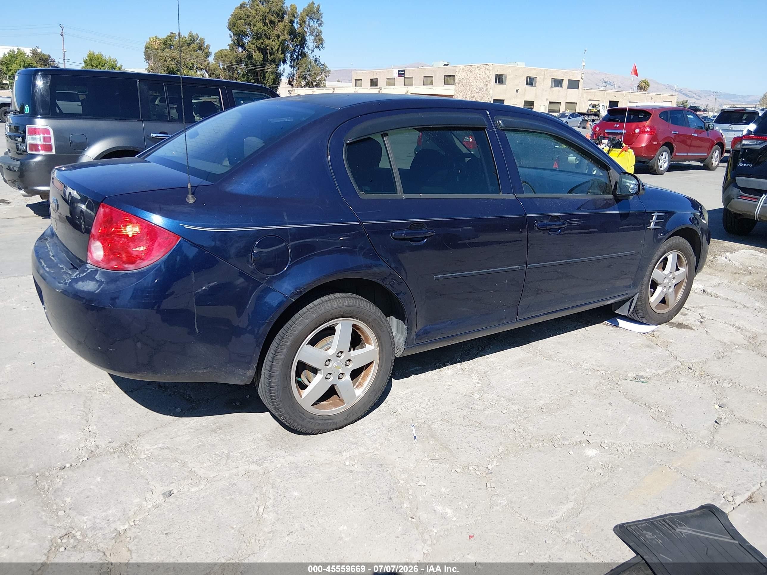 2010 Chevrolet Cobalt Lt Blue vin: 1G1AF5F58A7102537