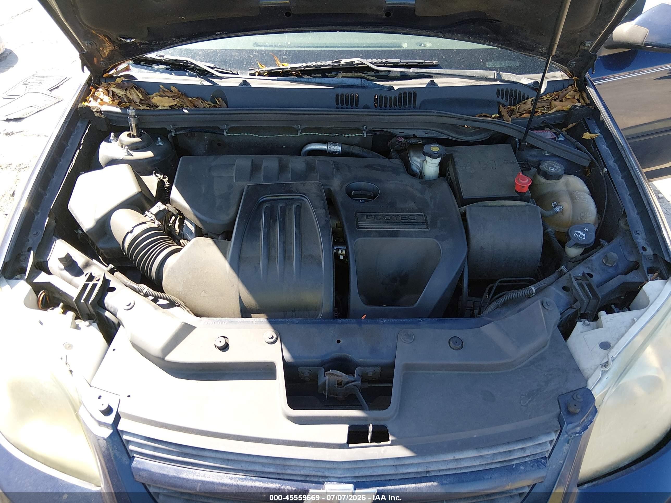 2010 Chevrolet Cobalt Lt Blue vin: 1G1AF5F58A7102537
