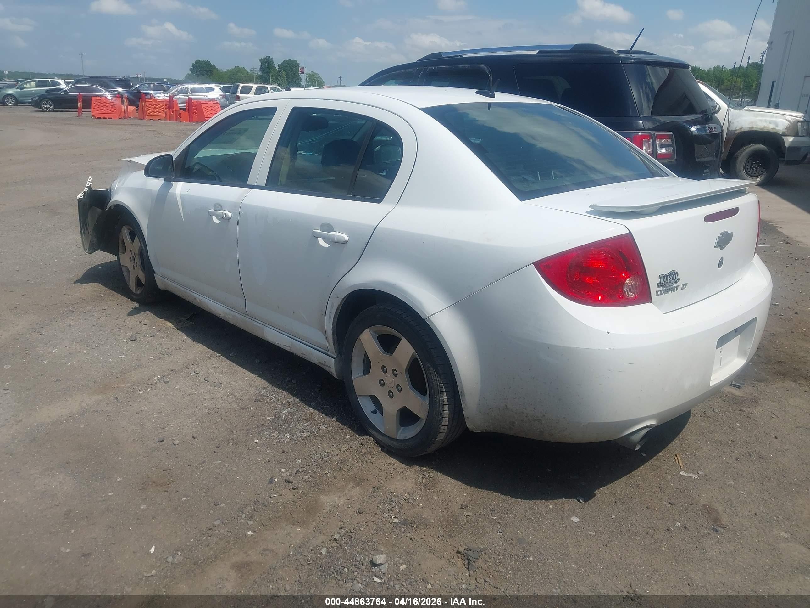 2010 Chevrolet Cobalt Lt White vin: 1G1AF5F59A7217969