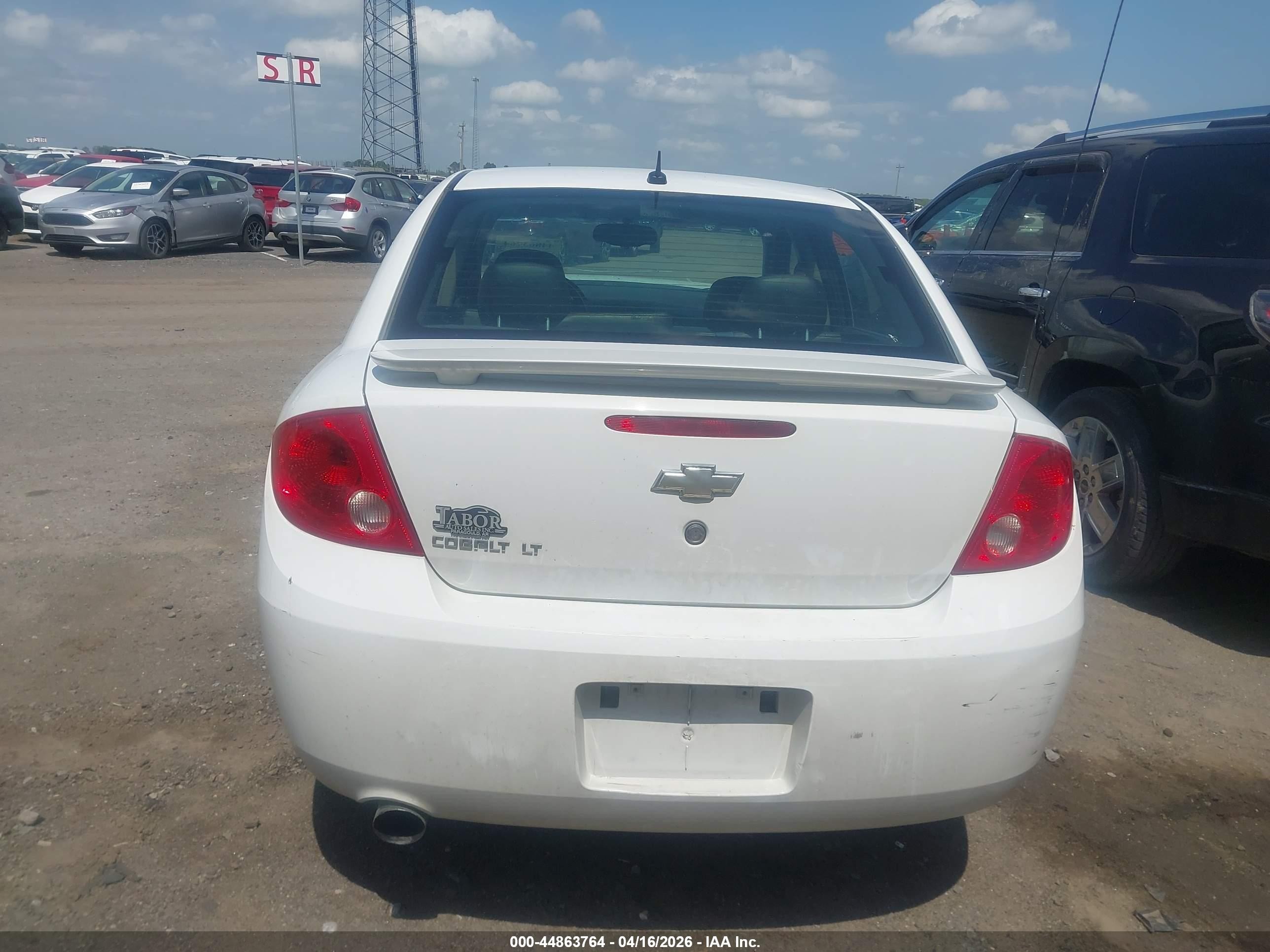 2010 Chevrolet Cobalt Lt White vin: 1G1AF5F59A7217969