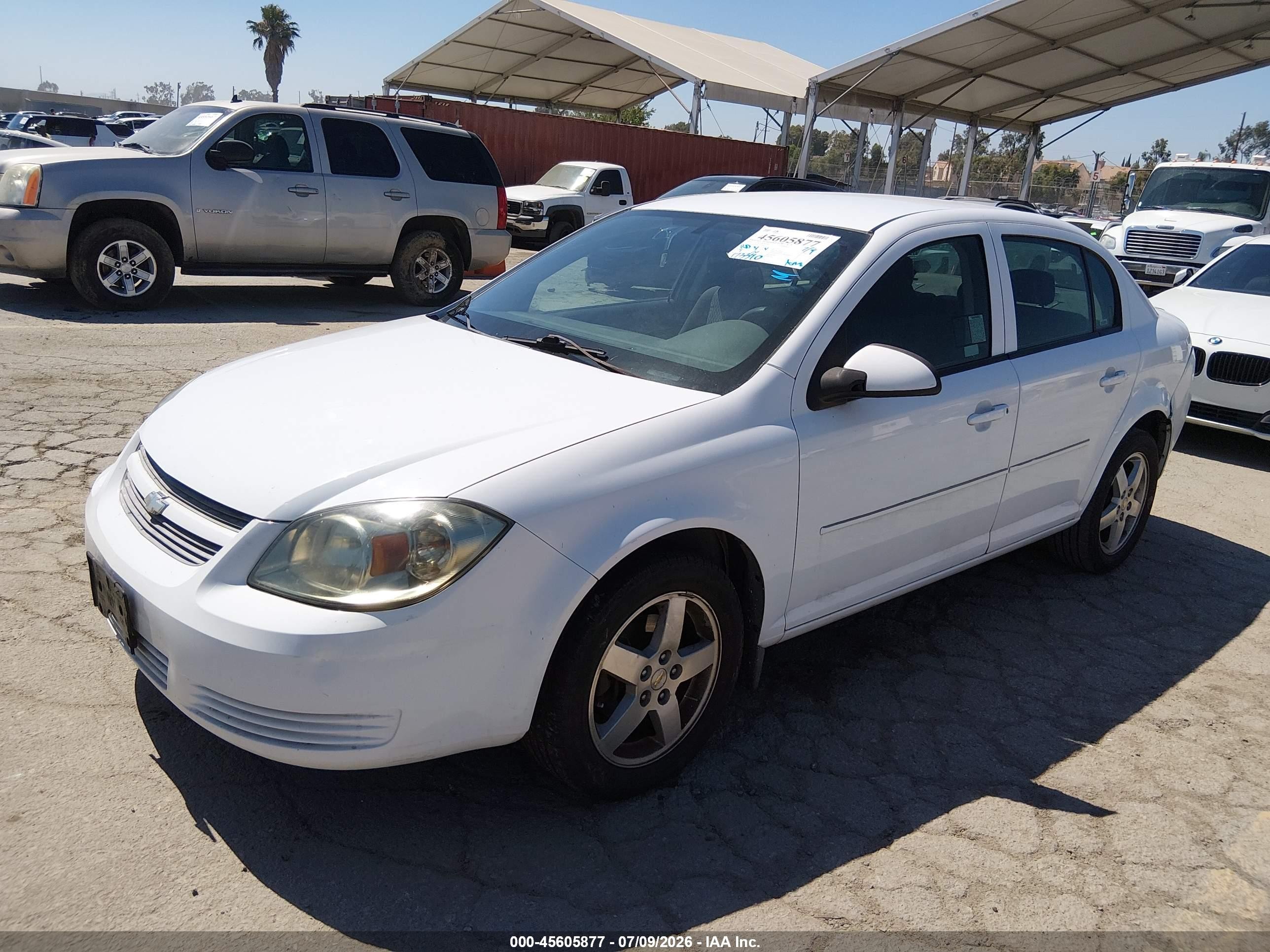 2010 Chevrolet Cobalt Lt White vin: 1G1AF5F5XA7183542