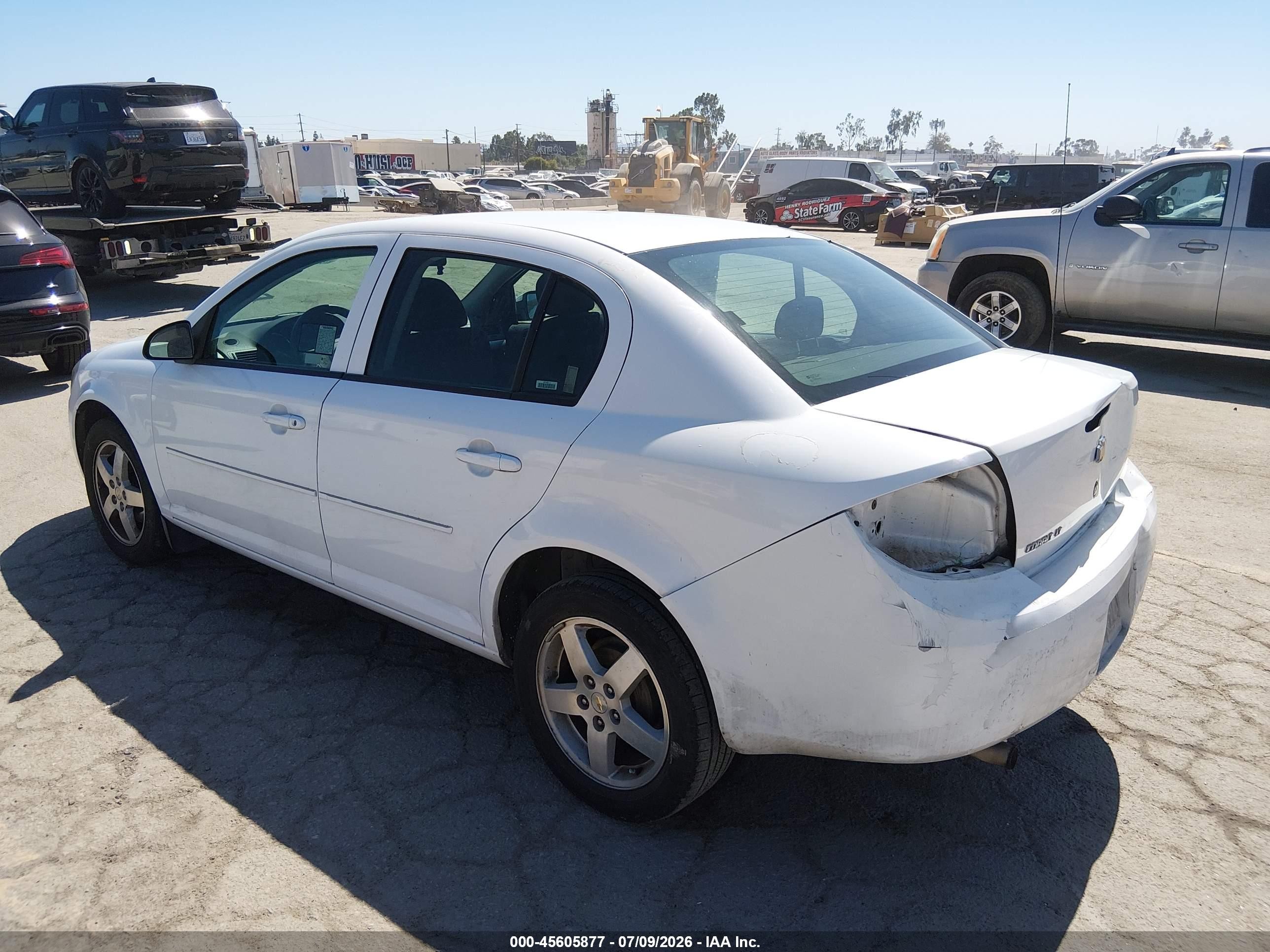 2010 Chevrolet Cobalt Lt White vin: 1G1AF5F5XA7183542
