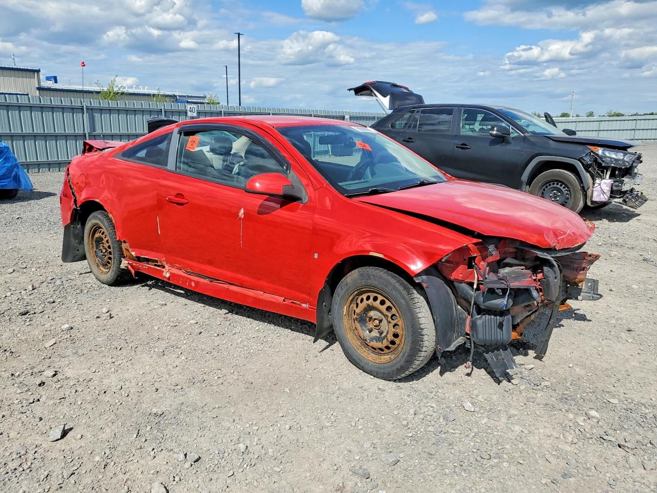 2008 Chevrolet Cobalt Ls Red vin: 1G1AJ15F887233334