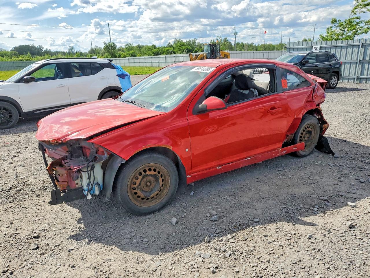 2008 Chevrolet Cobalt Ls Red vin: 1G1AJ15F887233334
