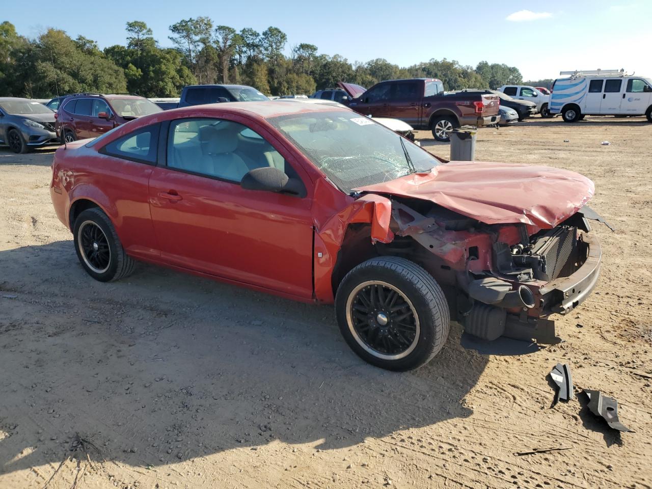 2006 Chevrolet Cobalt Ls Red vin: 1G1AK15F167845949