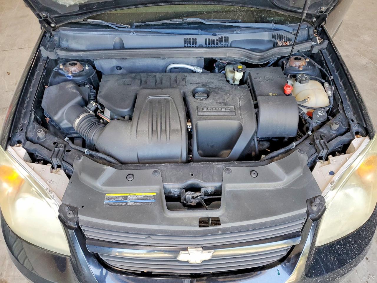 2007 Chevrolet Cobalt Ls Black vin: 1G1AK15F577176392