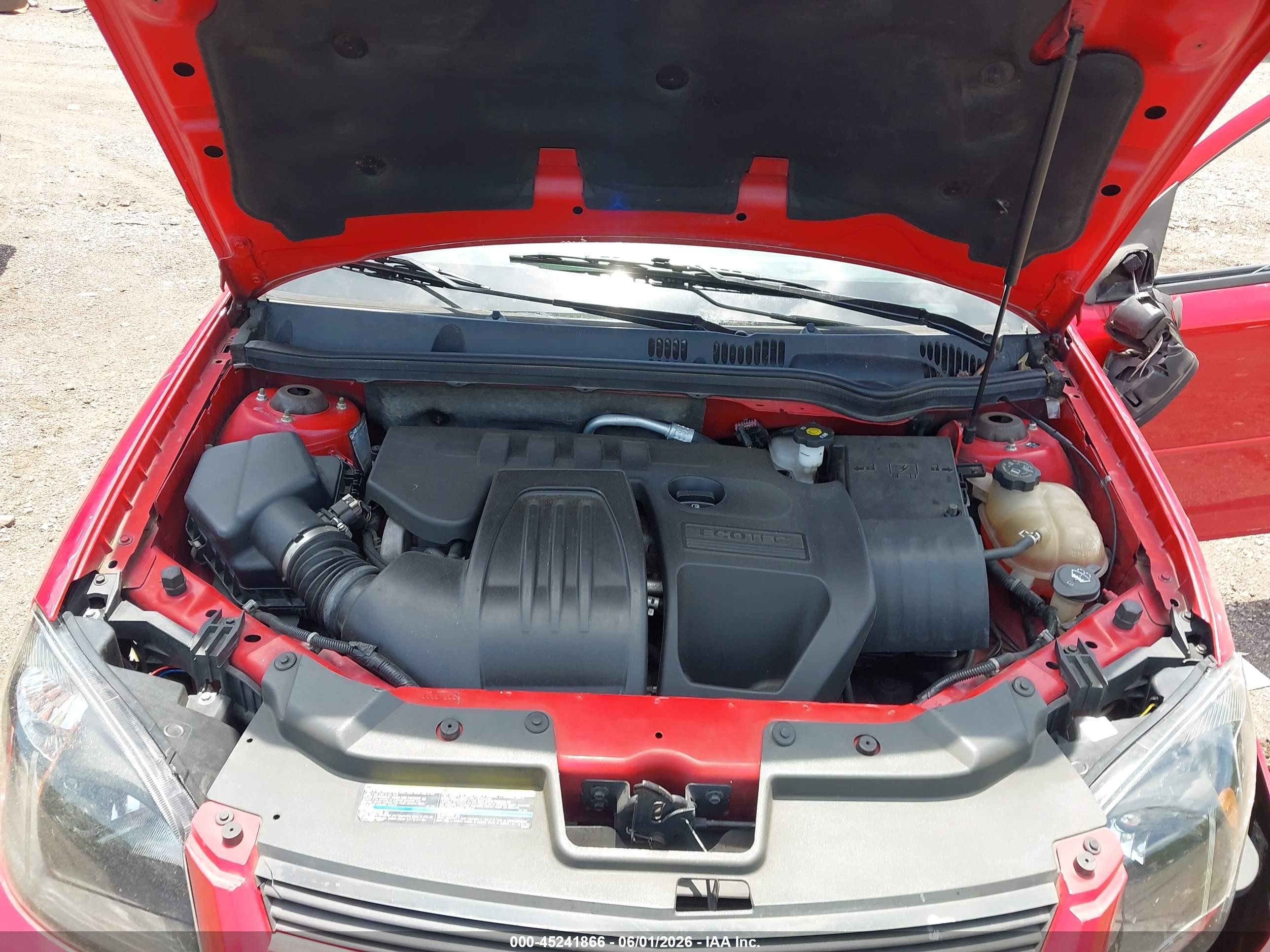 2007 Chevrolet Cobalt Ls Red vin: 1G1AK15F577177560