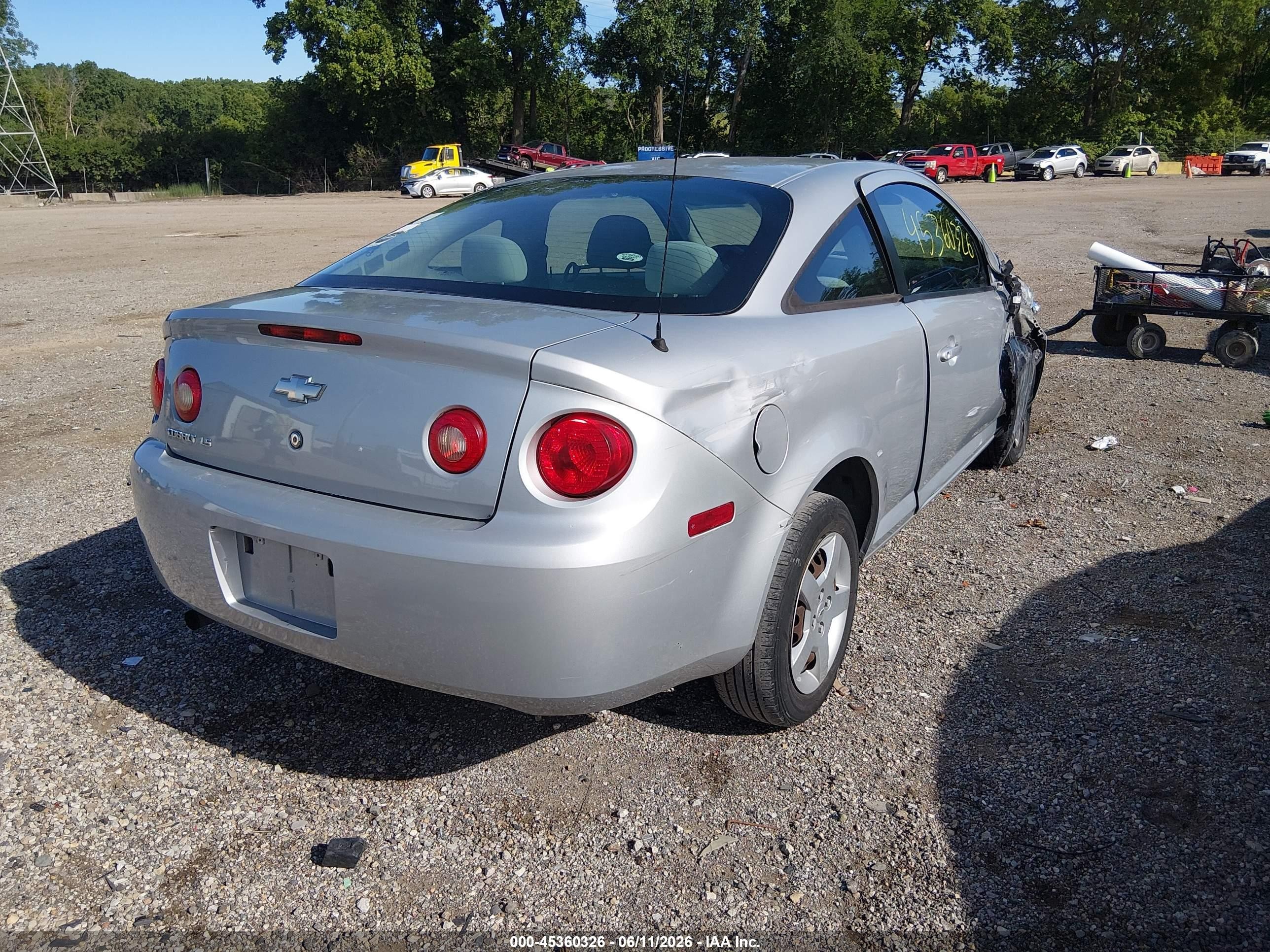 2006 Chevrolet Cobalt Ls Silver vin: 1G1AK15F667761979