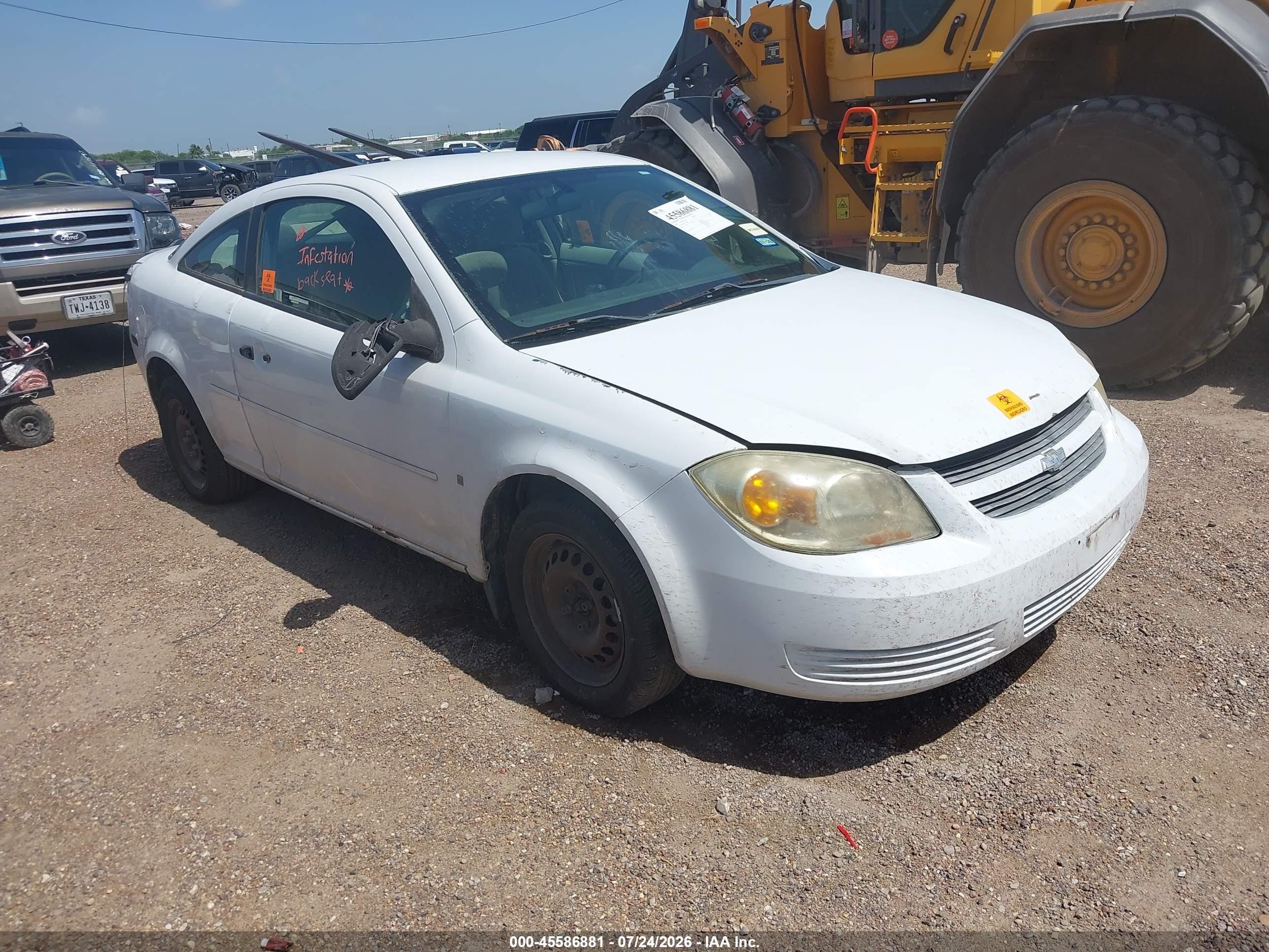 2007 Chevrolet Cobalt Ls White vin: 1G1AK15F677376665