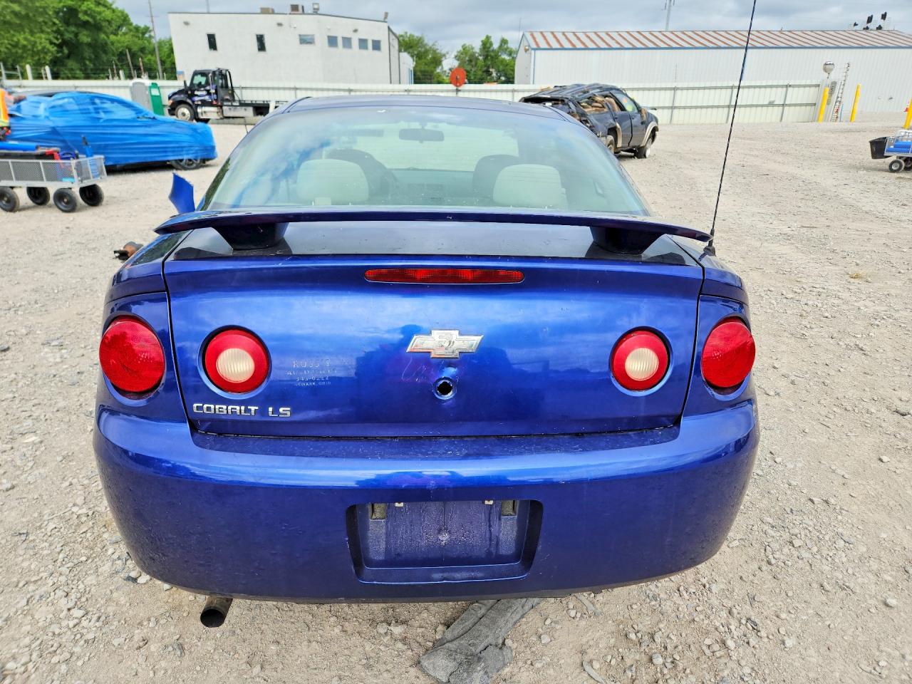 2007 Chevrolet Cobalt Ls Blue vin: 1G1AK15F977203142