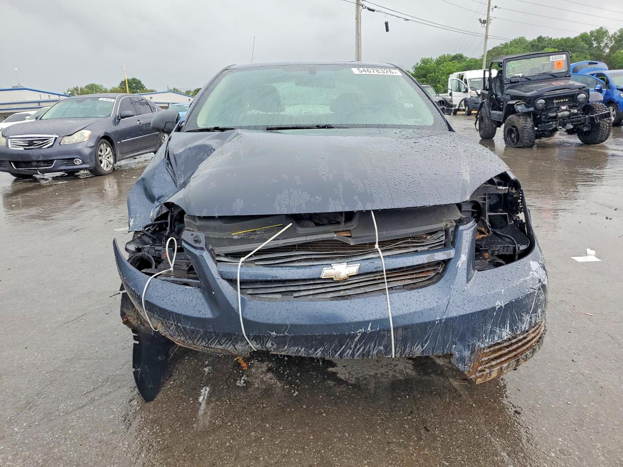 2008 Chevrolet Cobalt Ls Blue vin: 1G1AK18F187288491