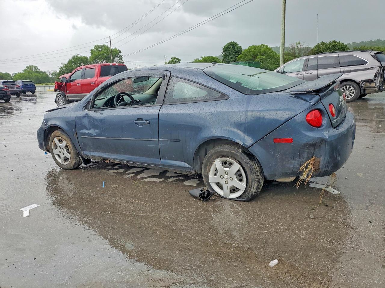 2008 Chevrolet Cobalt Ls Blue vin: 1G1AK18F187288491