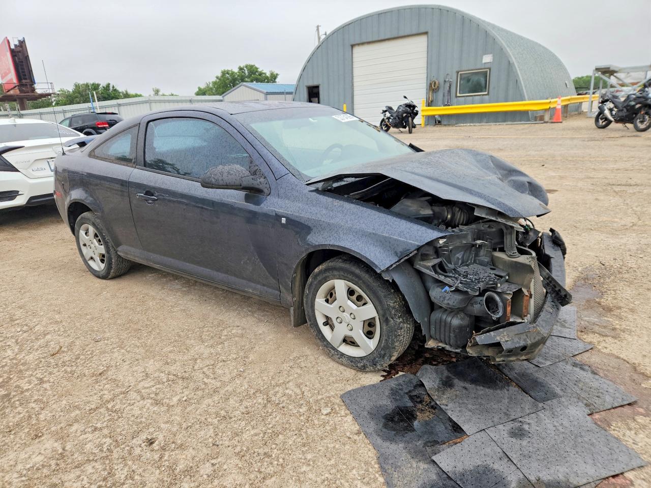 2008 Chevrolet Cobalt Ls Gray vin: 1G1AK18F287258500