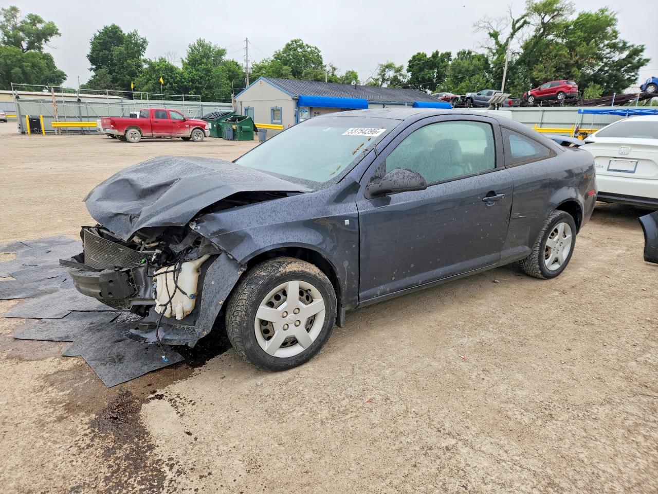 2008 Chevrolet Cobalt Ls Gray vin: 1G1AK18F287258500