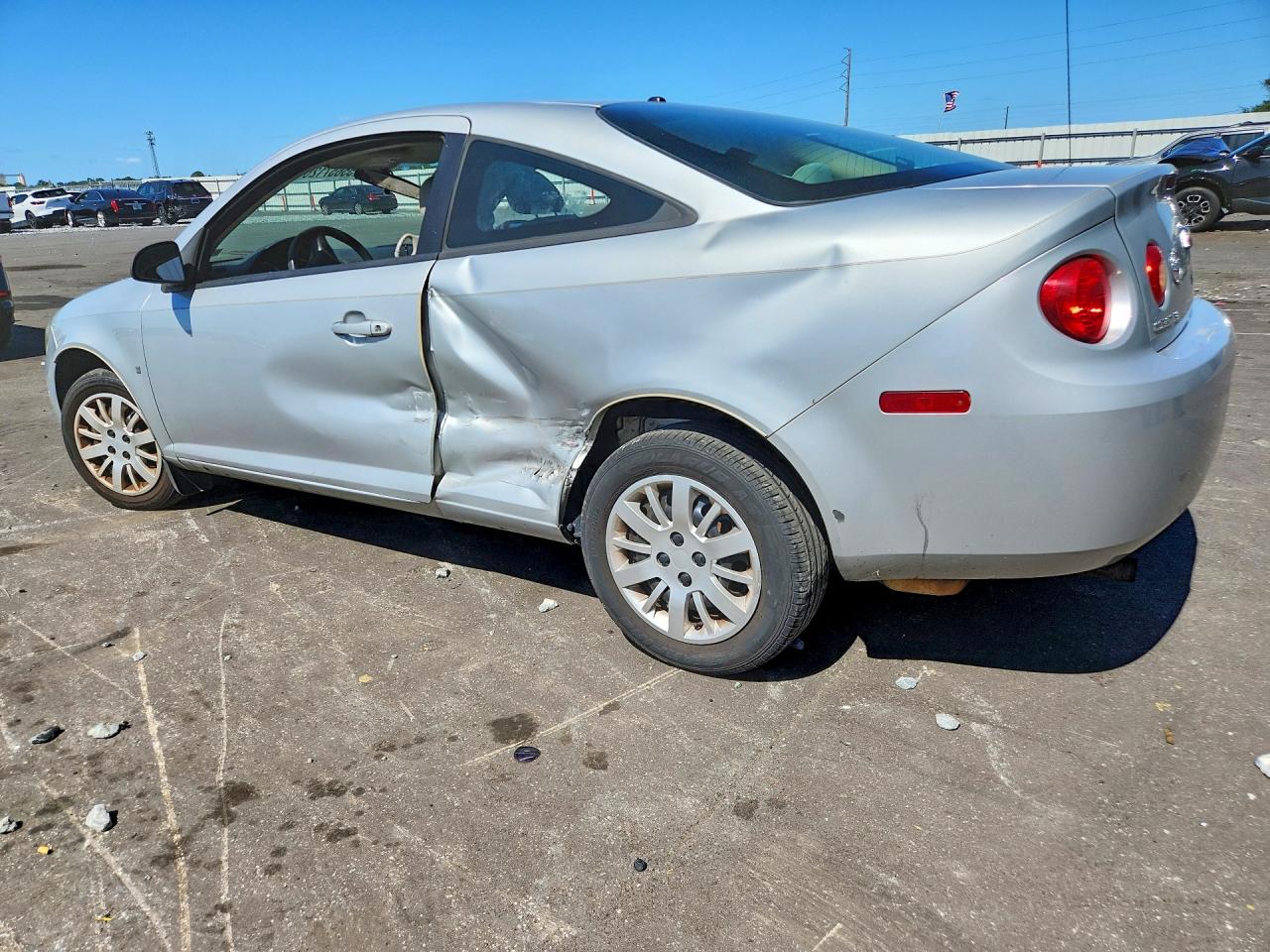 2008 Chevrolet Cobalt Ls Silver vin: 1G1AK18F387219169