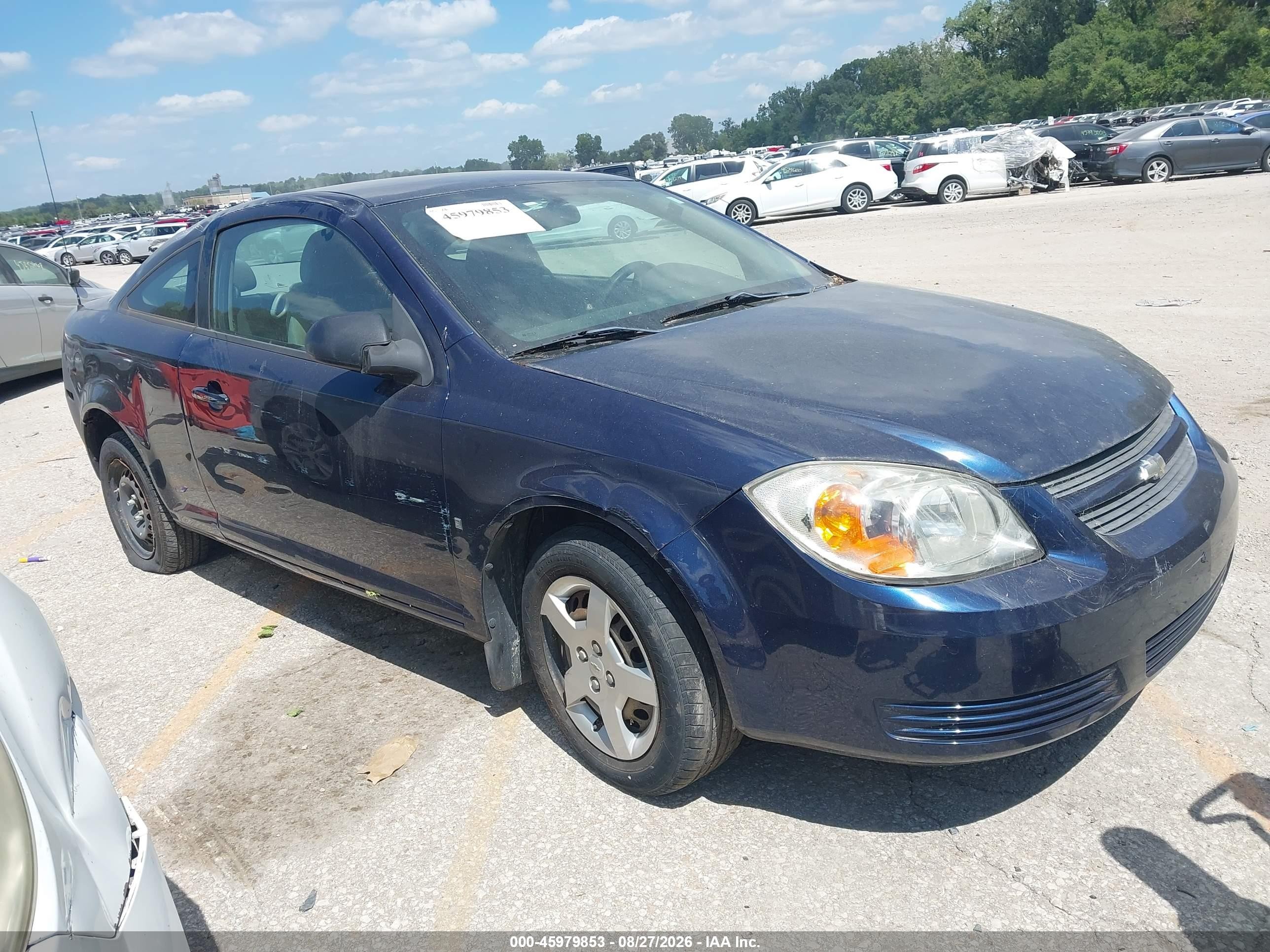 2008 Chevrolet Cobalt Ls Blue vin: 1G1AK18F487134034