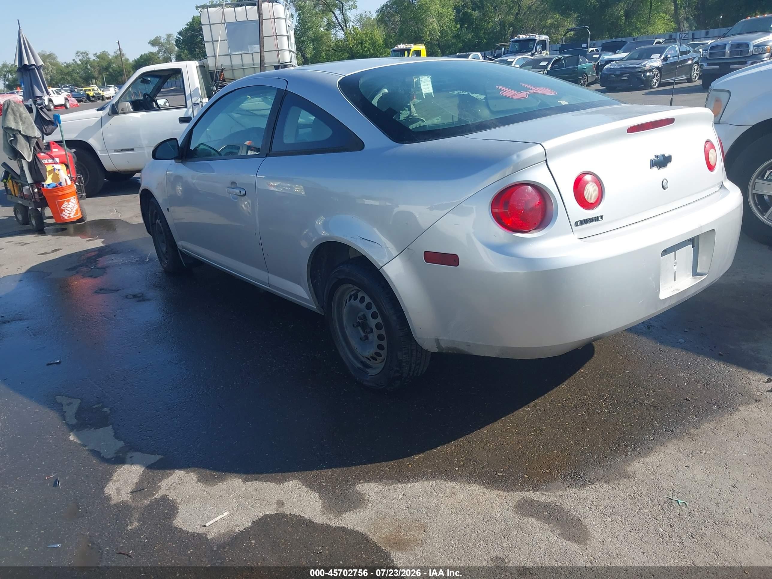 2007 Chevrolet Cobalt Ls Серебряный vin: 1G1AK18F577296480