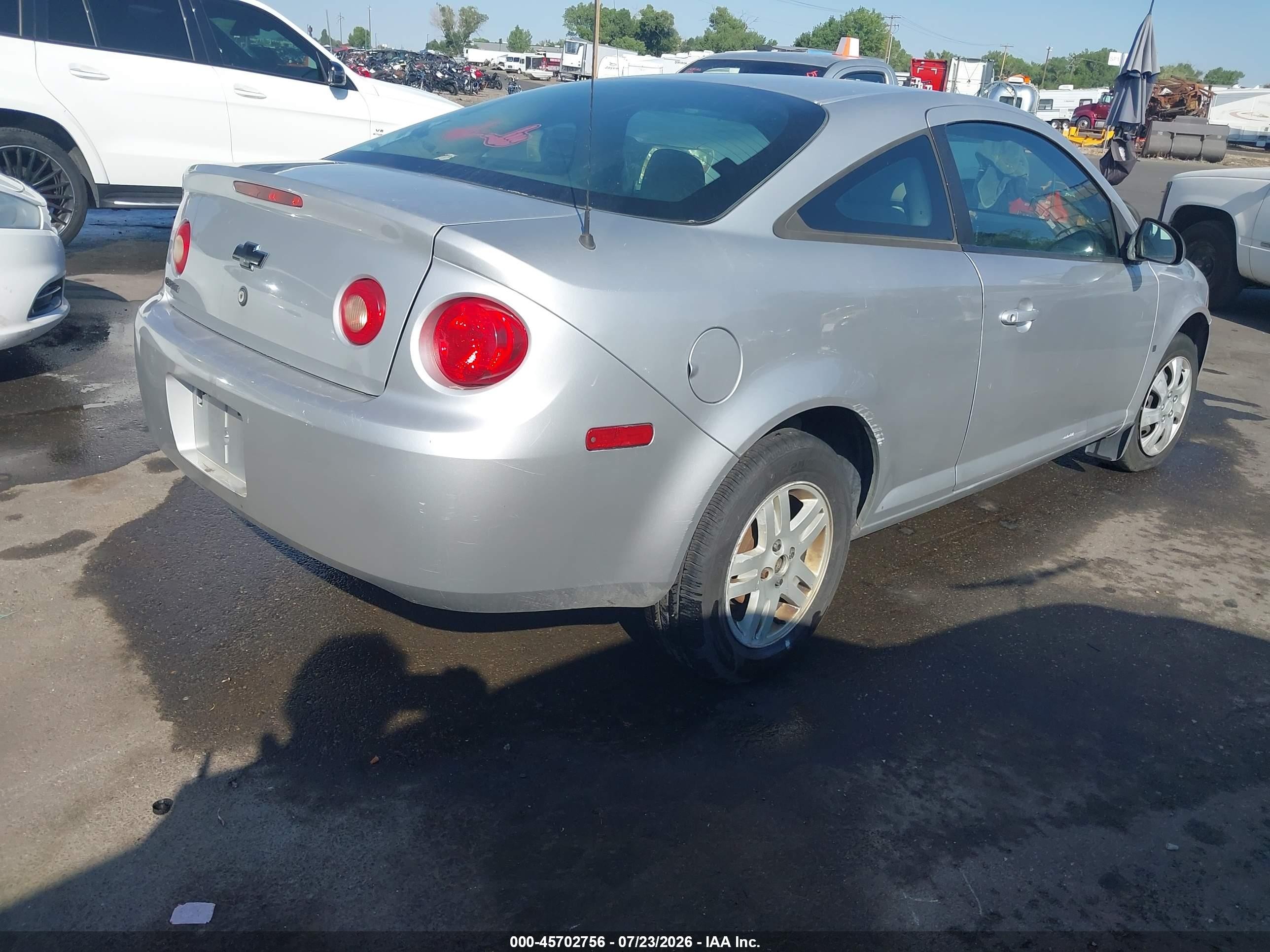 2007 Chevrolet Cobalt Ls Серебряный vin: 1G1AK18F577296480