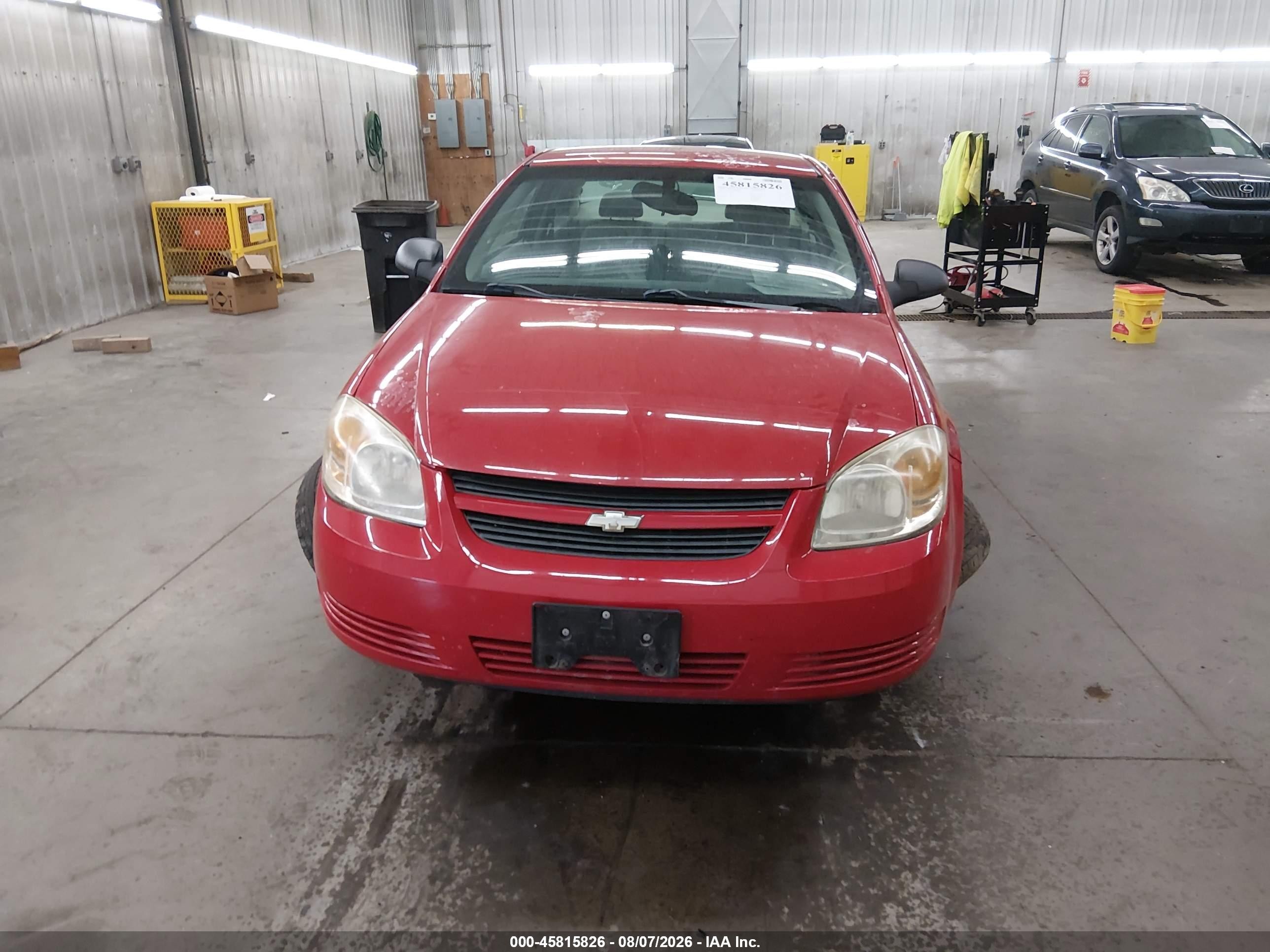 2009 Chevrolet Cobalt Ls Red vin: 1G1AK18H097119503