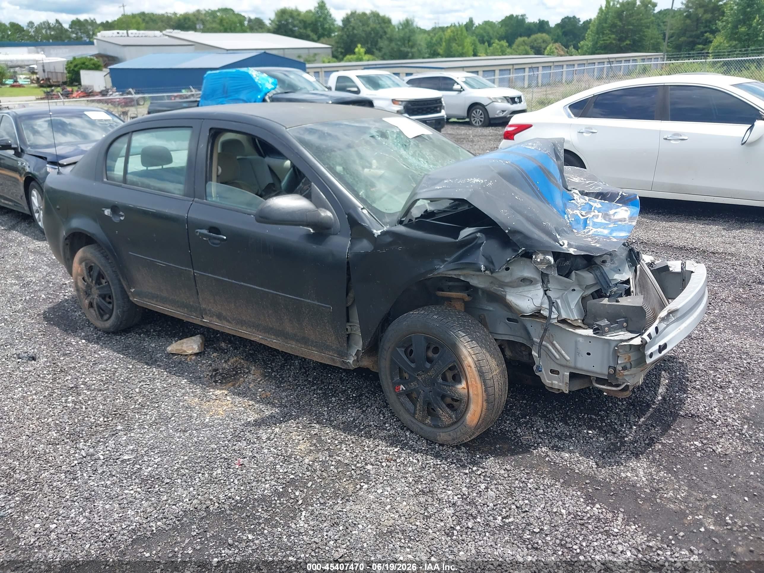 2005 Chevrolet Cobalt   Черный vin: 1G1AK52F457517130