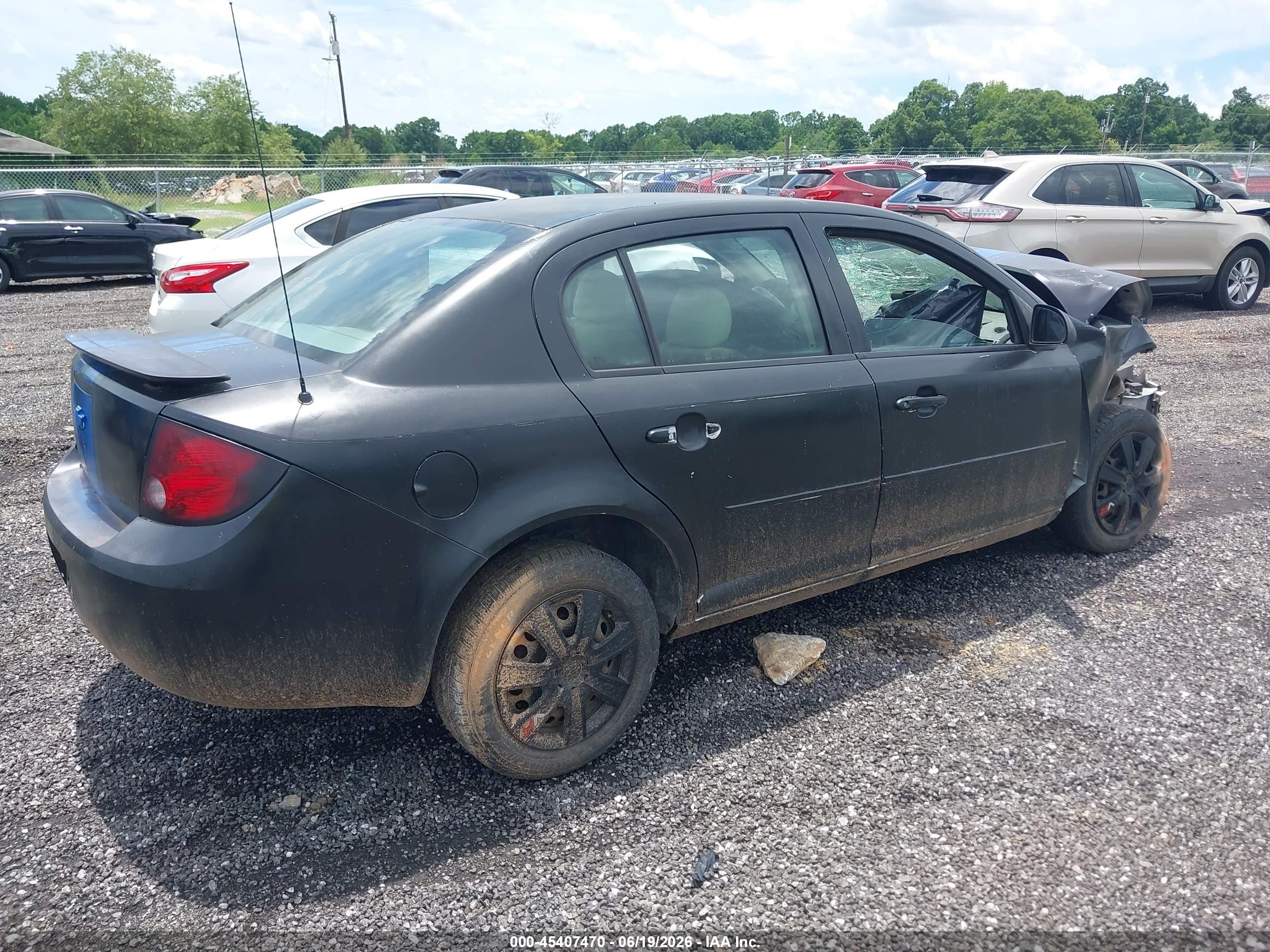 2005 Chevrolet Cobalt   Черный vin: 1G1AK52F457517130