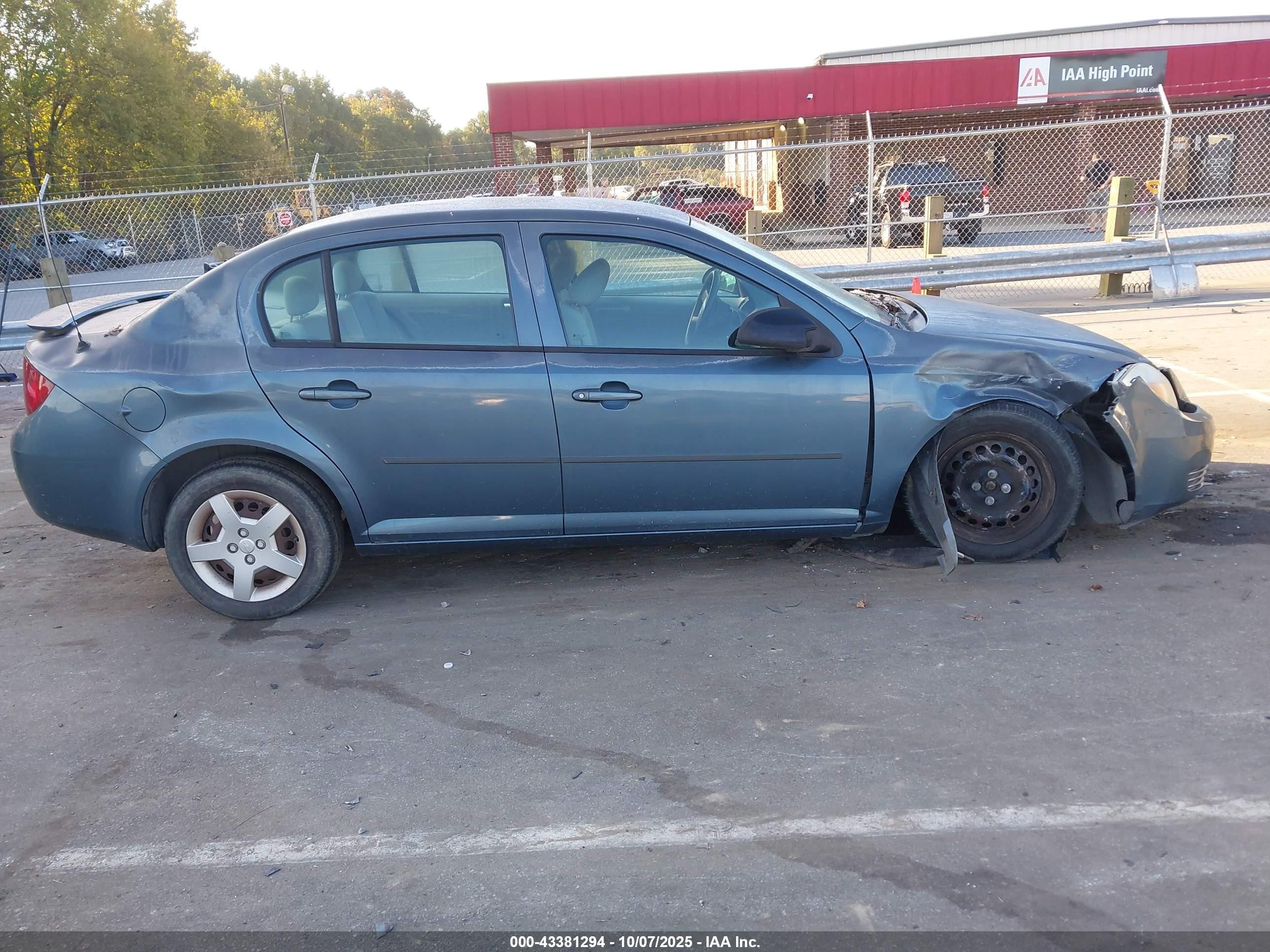 2005 Chevrolet Cobalt   Teal vin: 1G1AK52F657593691