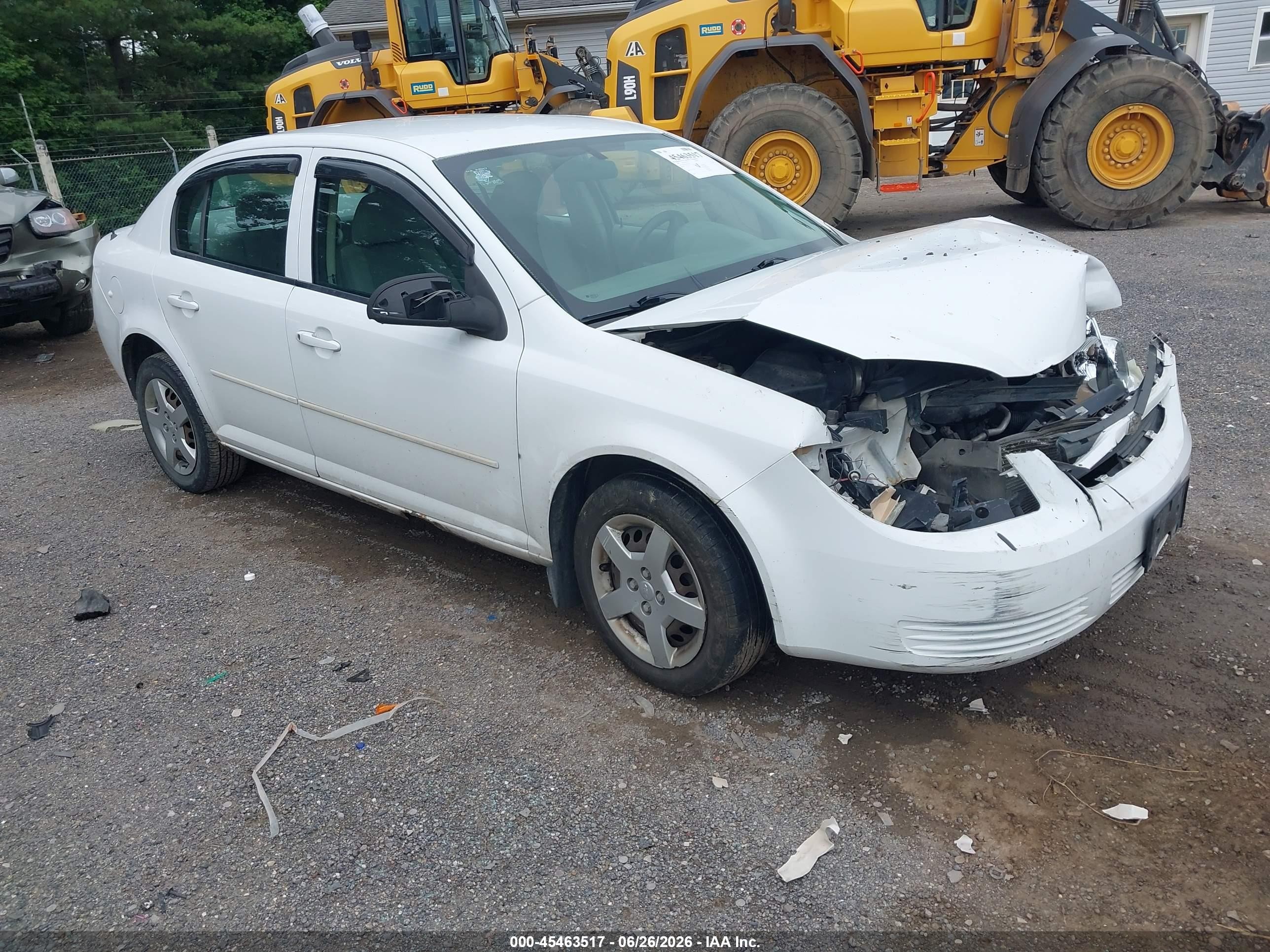 2005 Chevrolet Cobalt   White vin: 1G1AK52F957548518